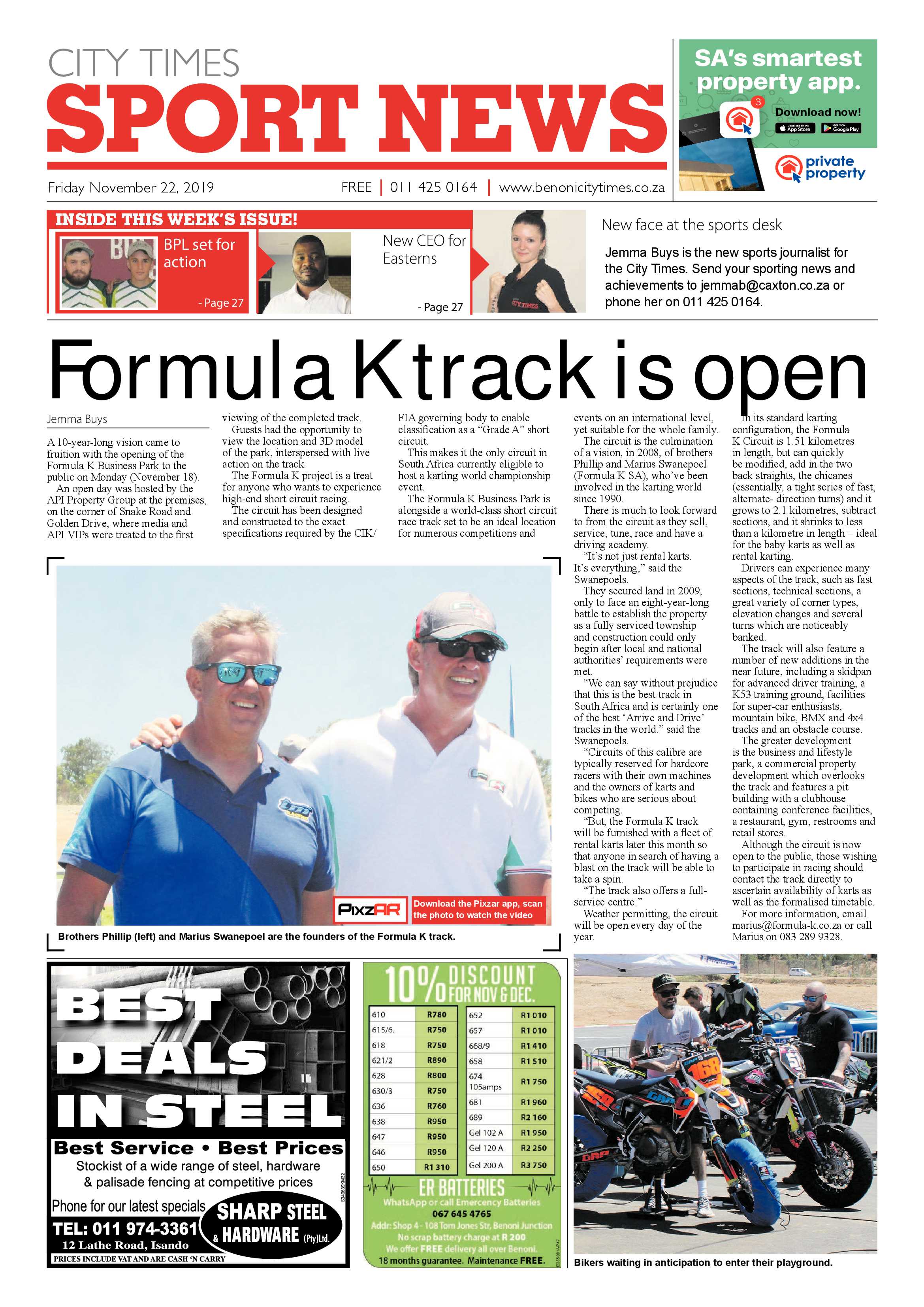 Benoni City Times 21 November 2019 page 28