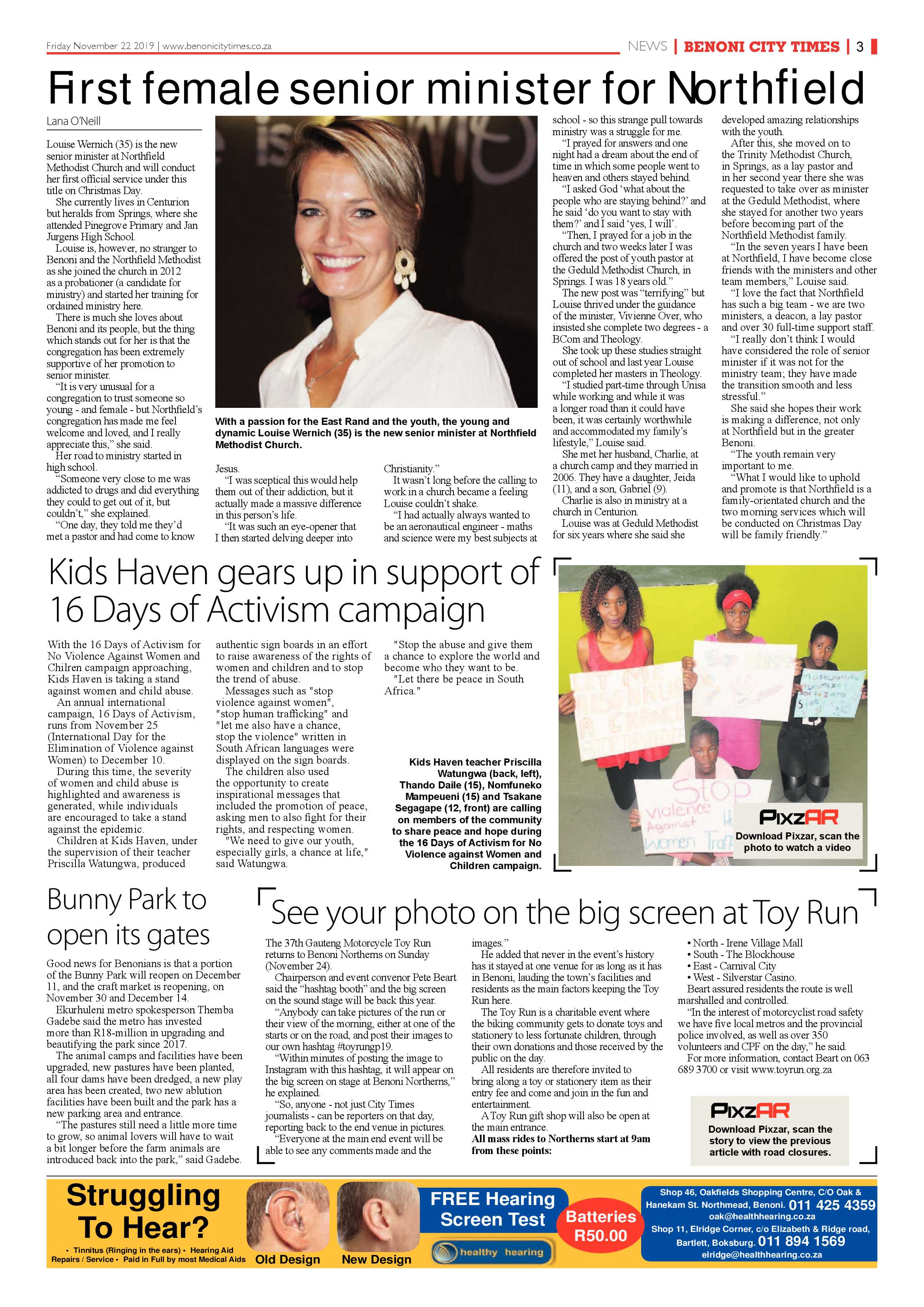 Benoni City Times 21 November 2019 page 3