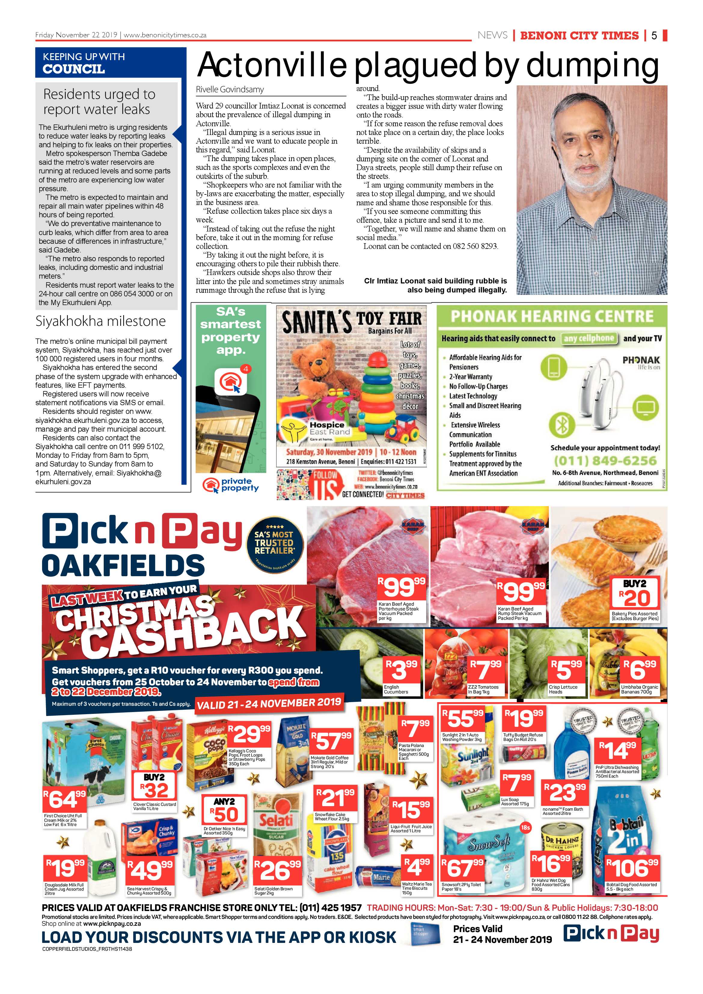 Benoni City Times 21 November 2019 page 5