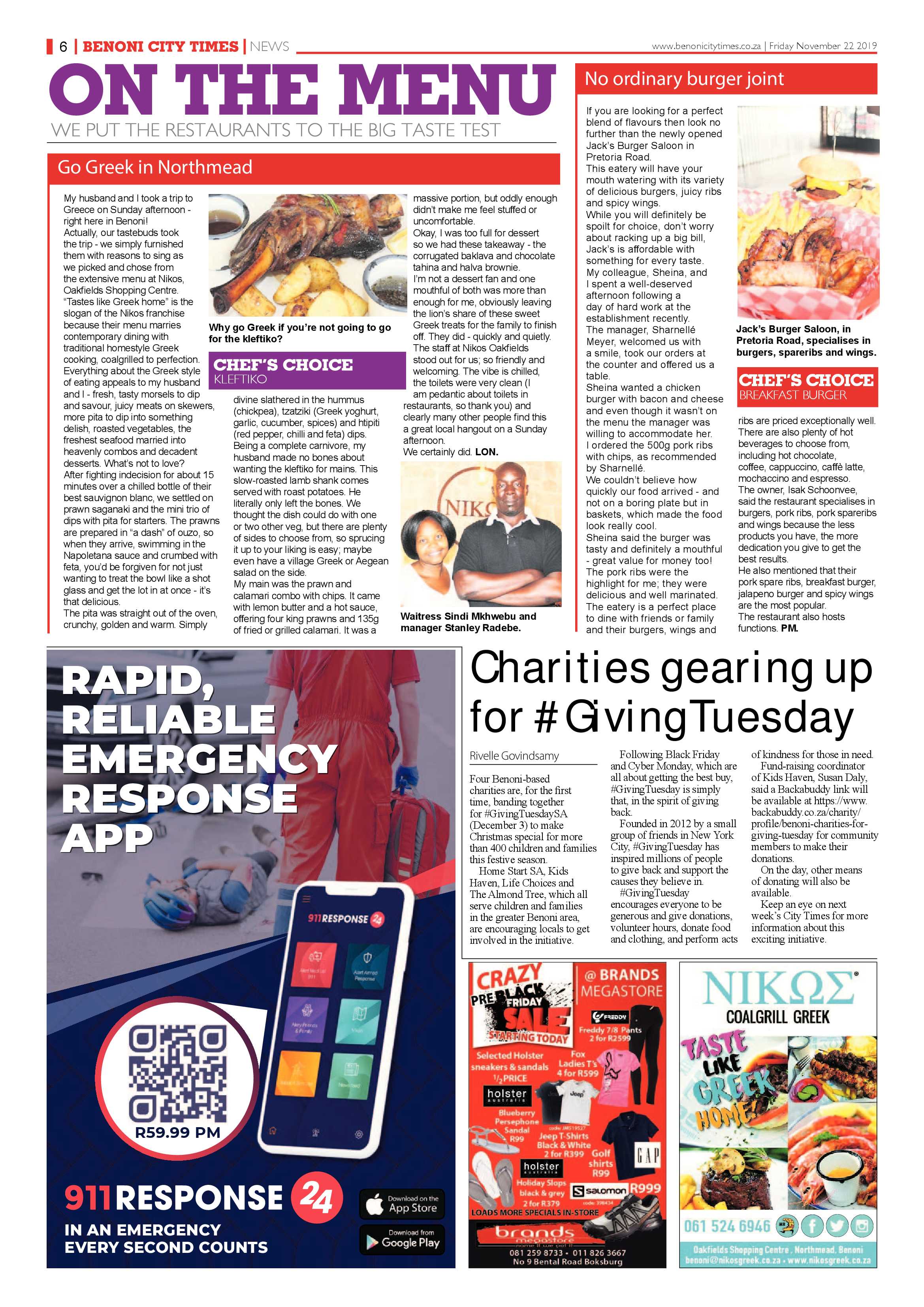 Benoni City Times 21 November 2019 page 6