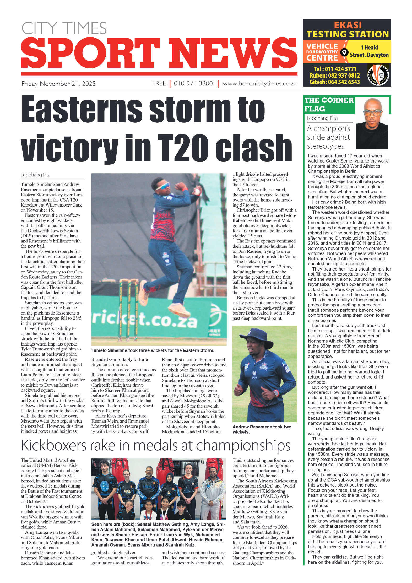 Benoni City Times 21 November 2025 page 10