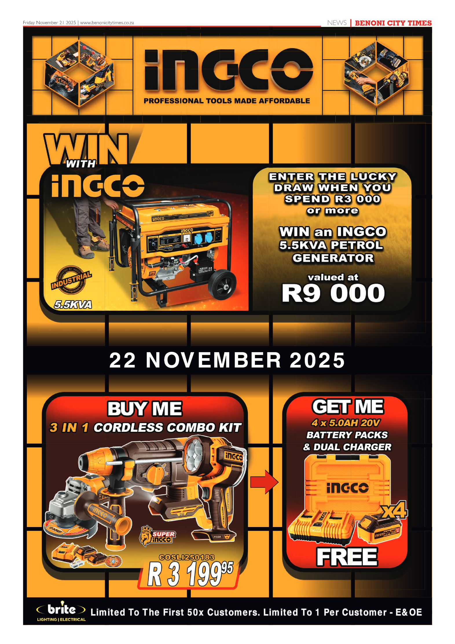 Benoni City Times 21 November 2025 page 11