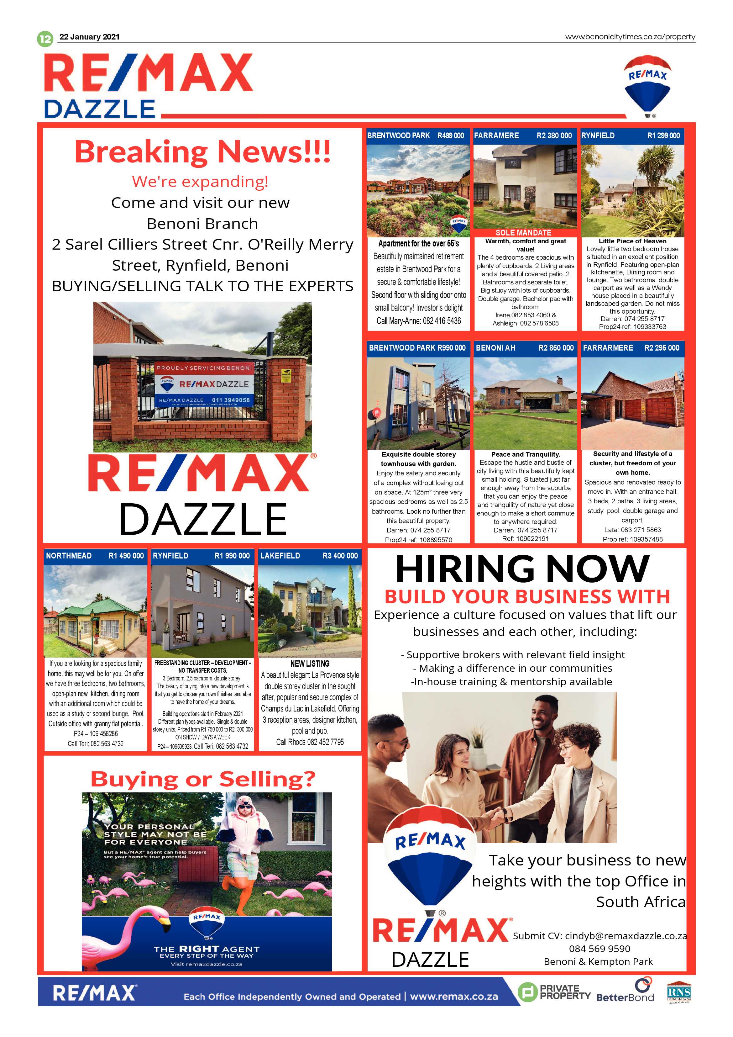 Benoni City Times 21  january 2021 page 12
