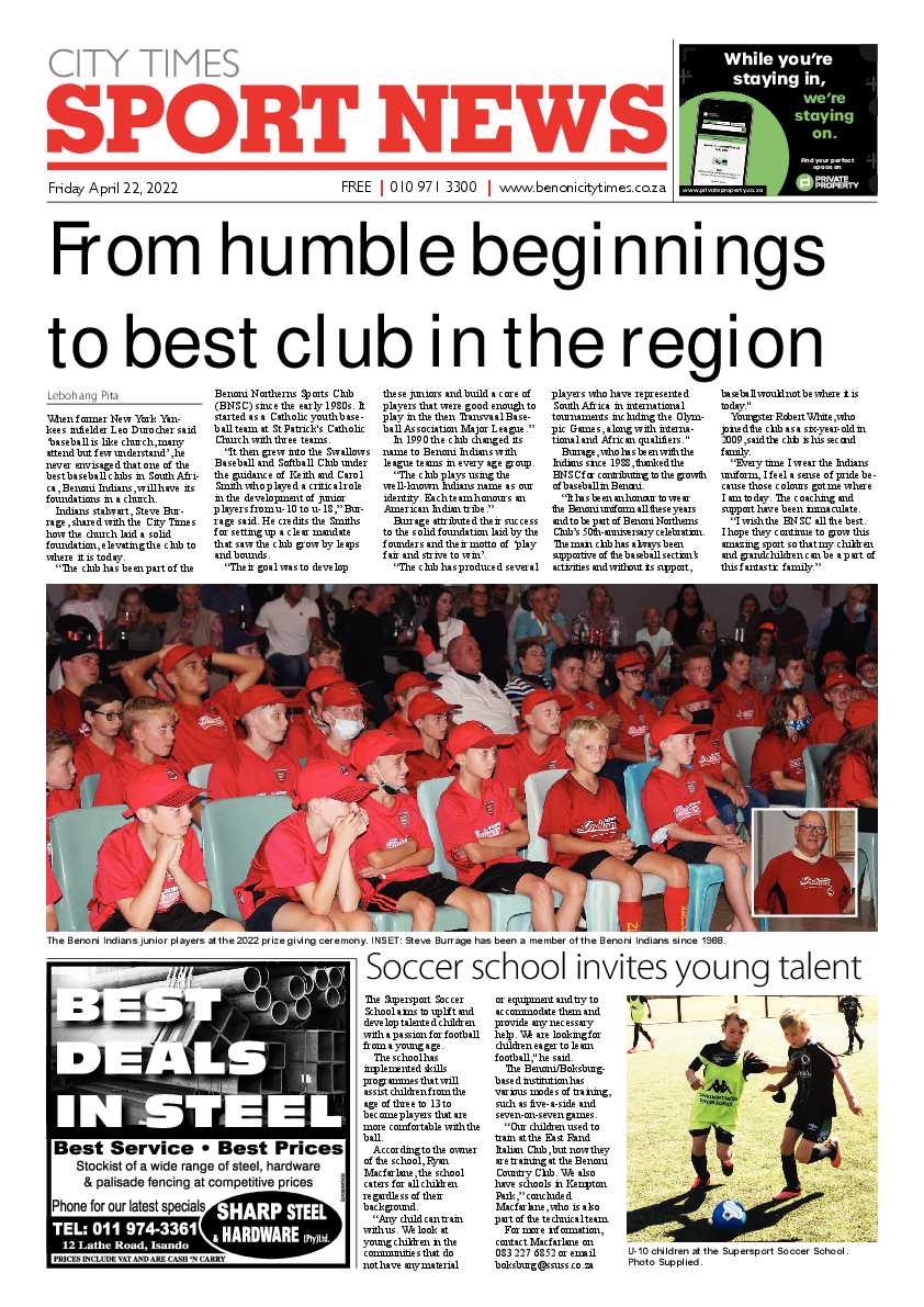 Benoni City Times 22 April 2022 page 16