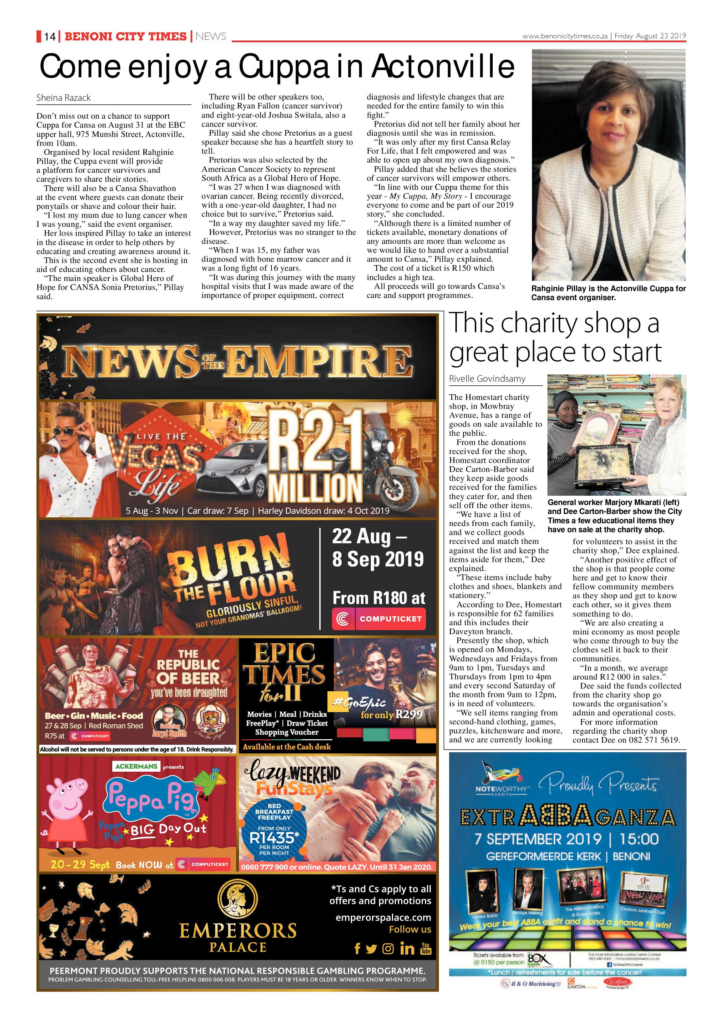 Benoni City Times 22 August 2018 page 14
