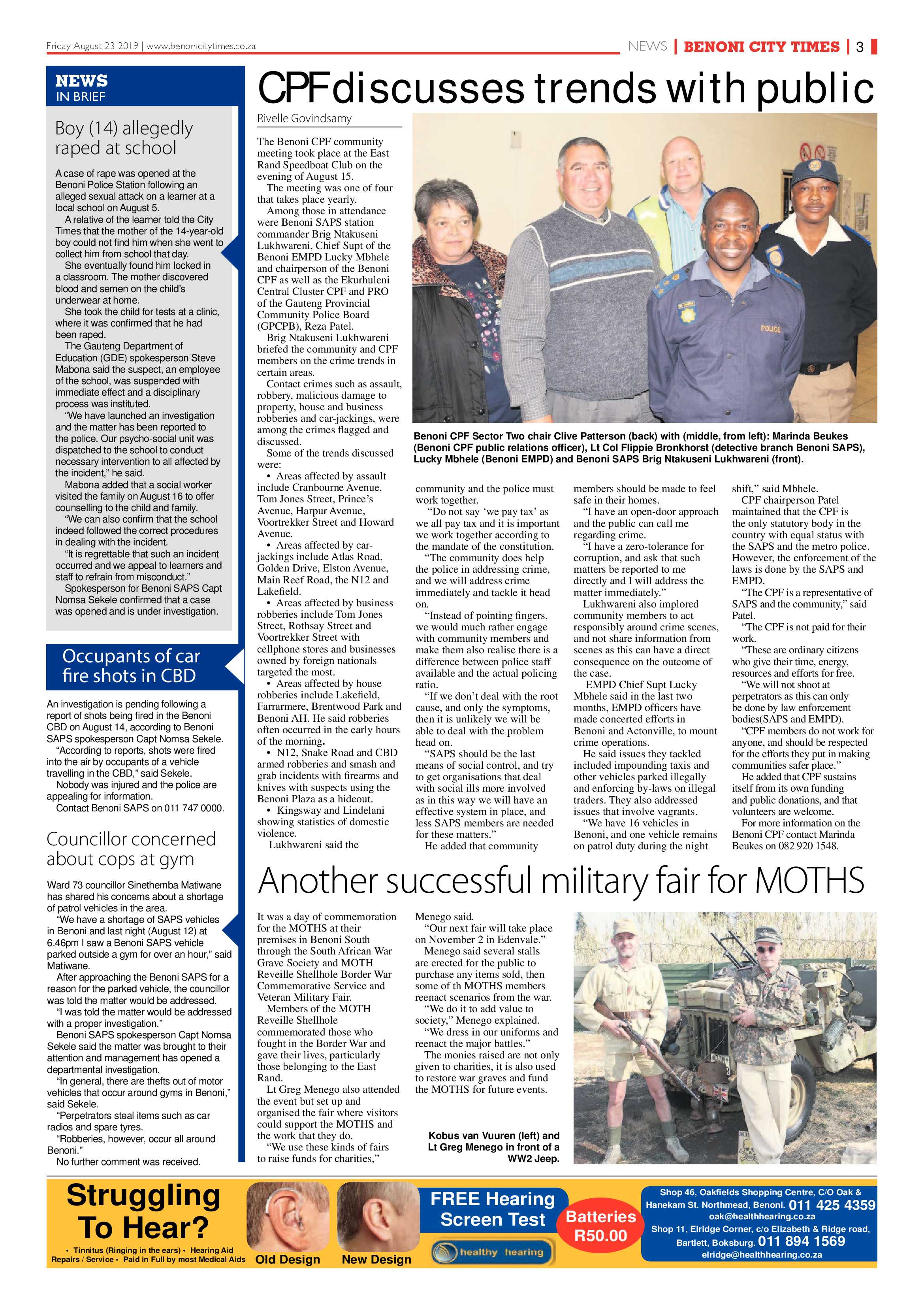 Benoni City Times 22 August 2018 page 3