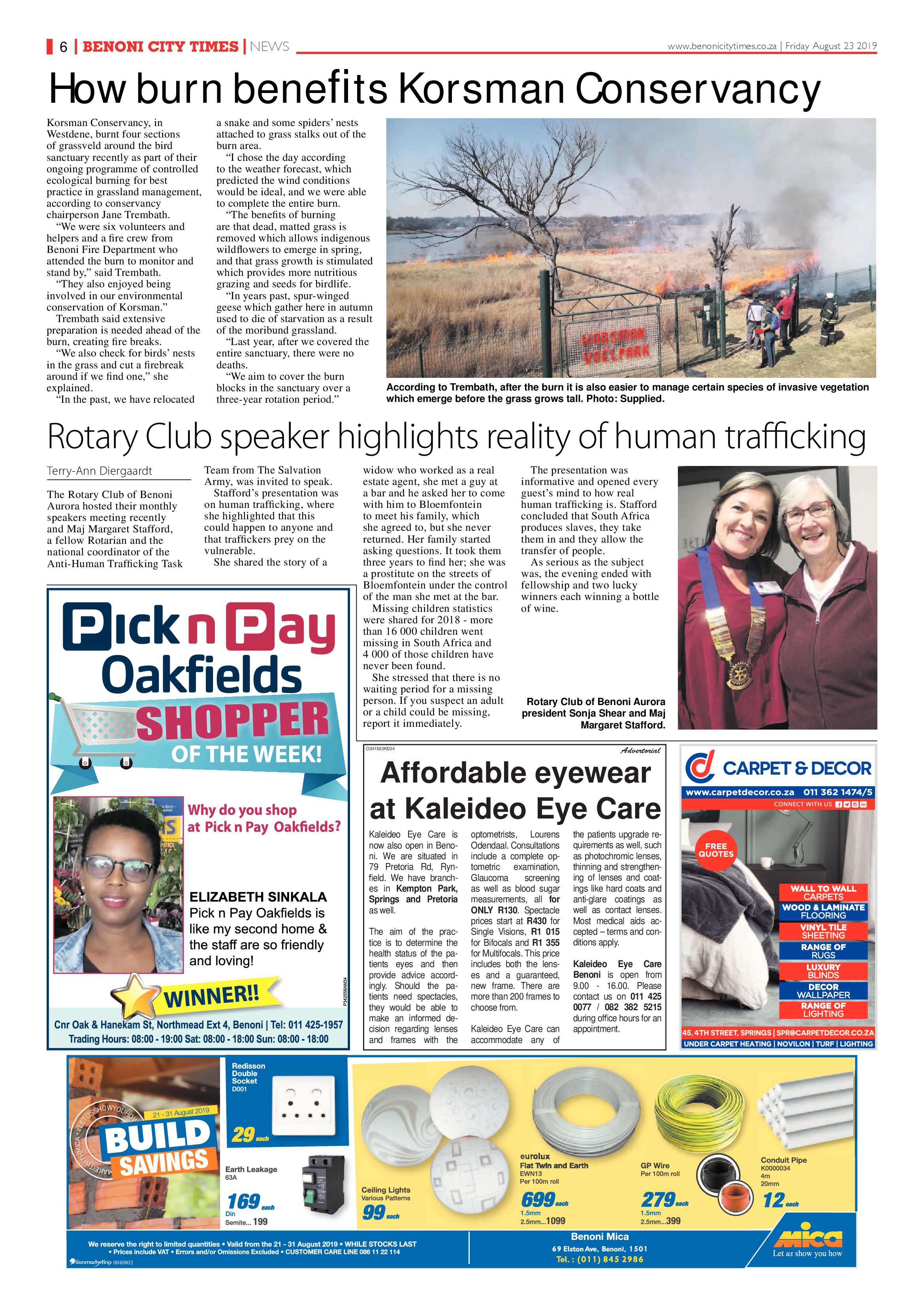 Benoni City Times 22 August 2018 page 6