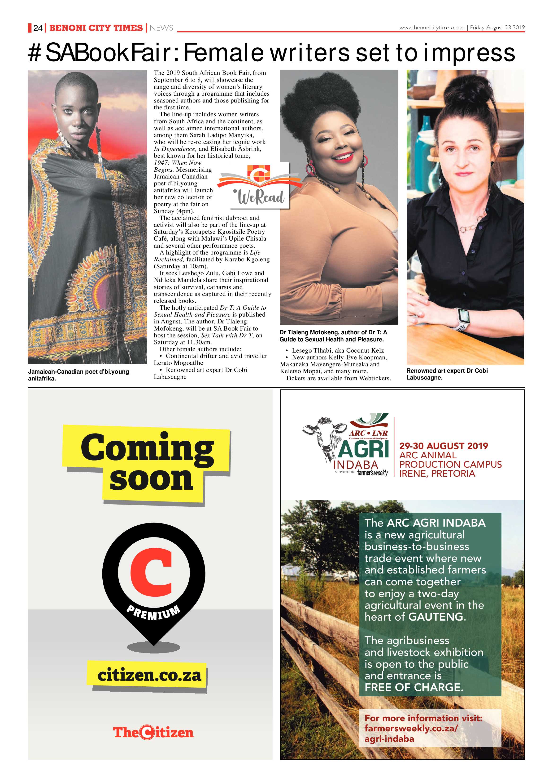 Benoni City Times 22 August 2019 page 24