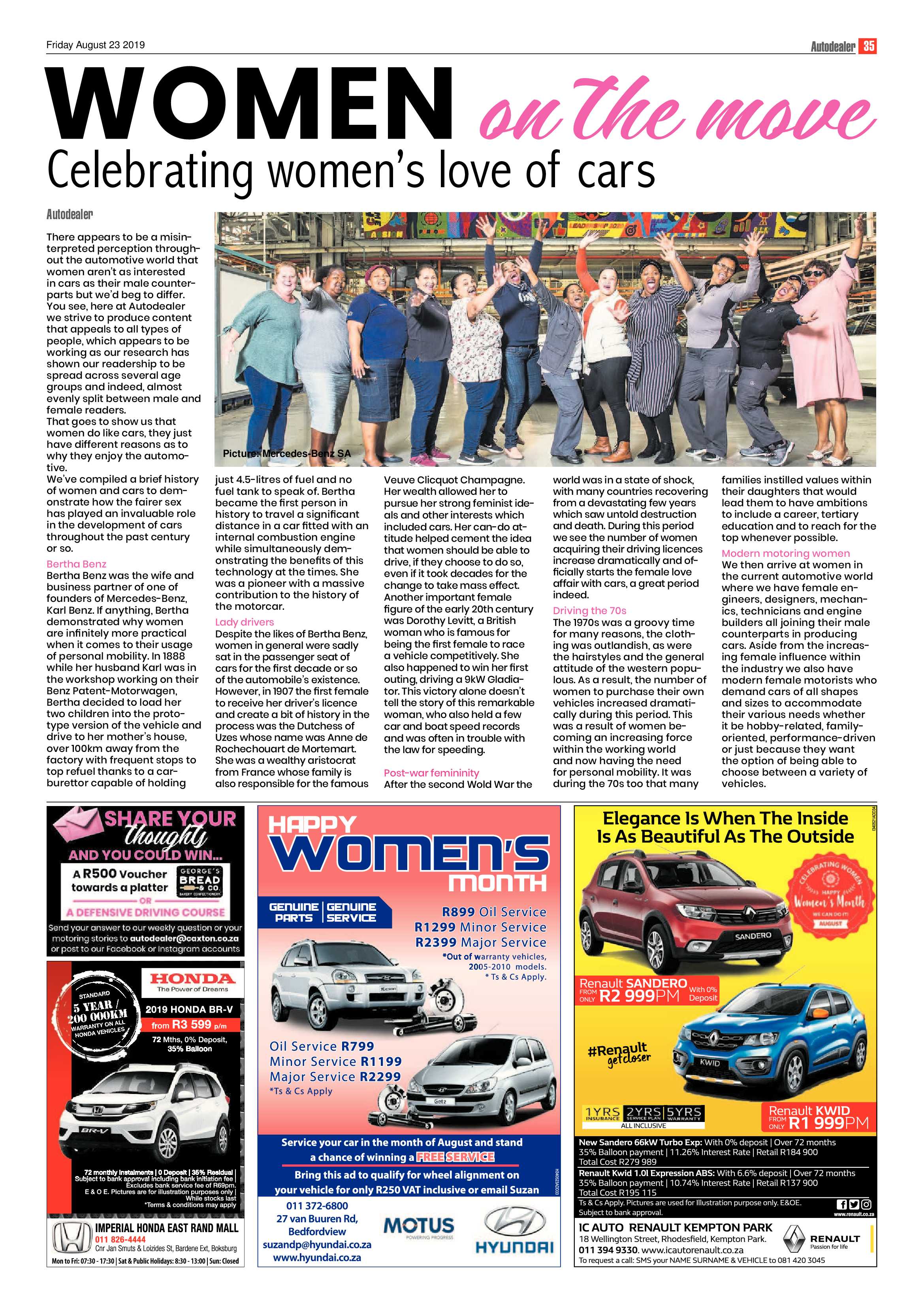 Benoni City Times 22 August 2019 page 35