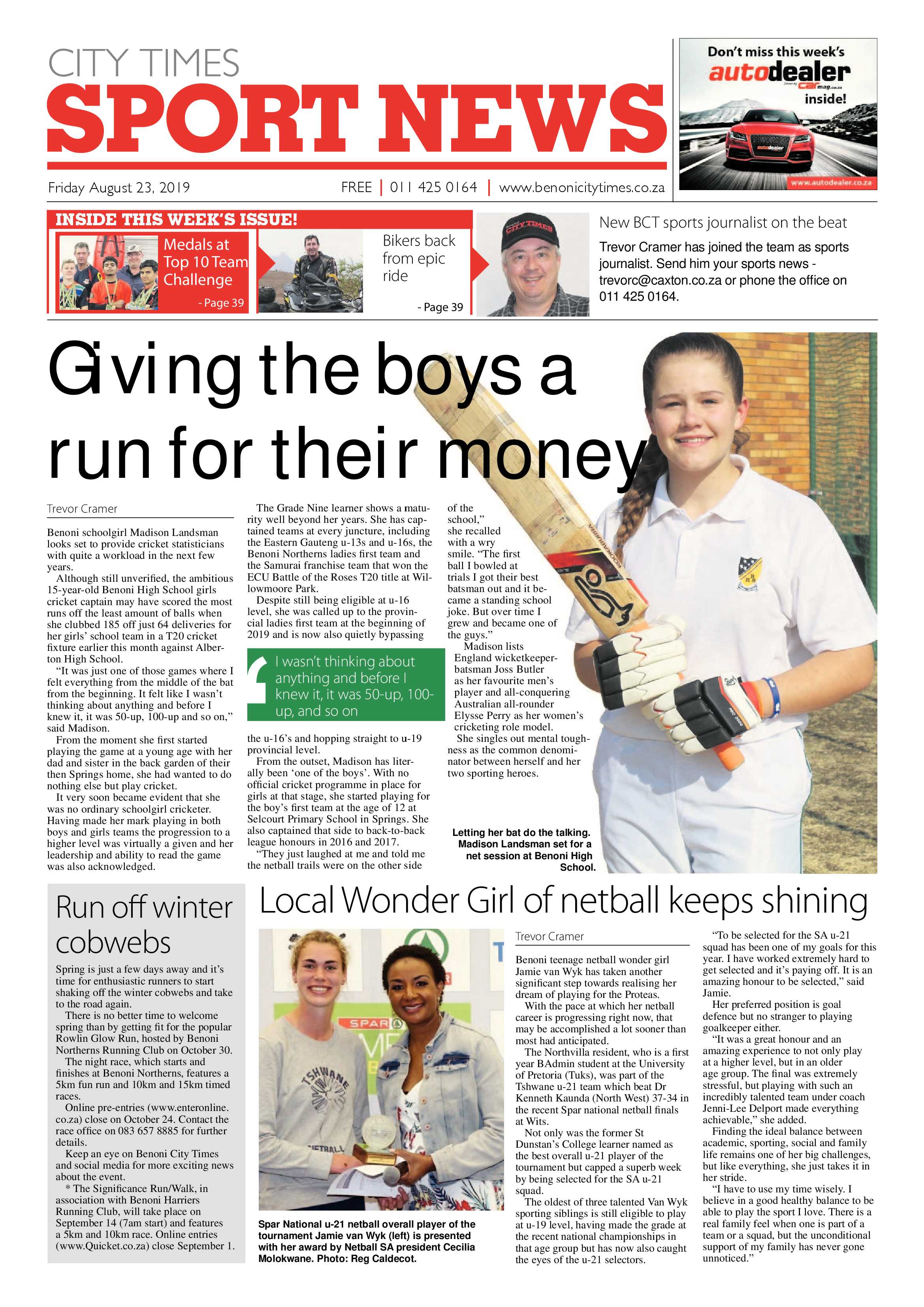 Benoni City Times 22 August 2019 page 40