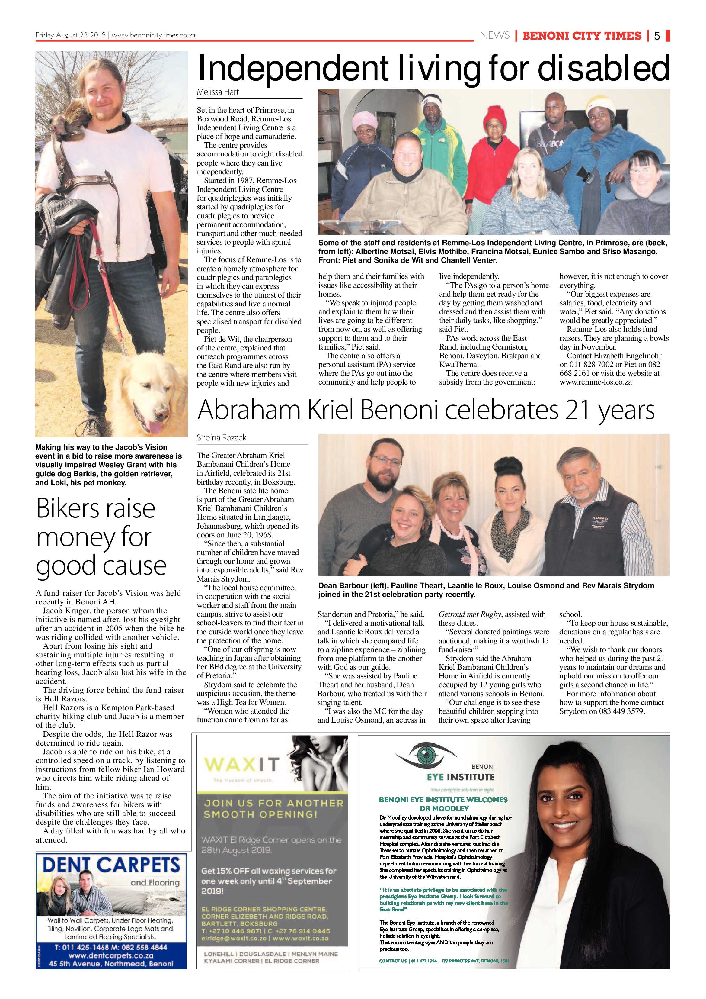 Benoni City Times 22 August 2019 page 5