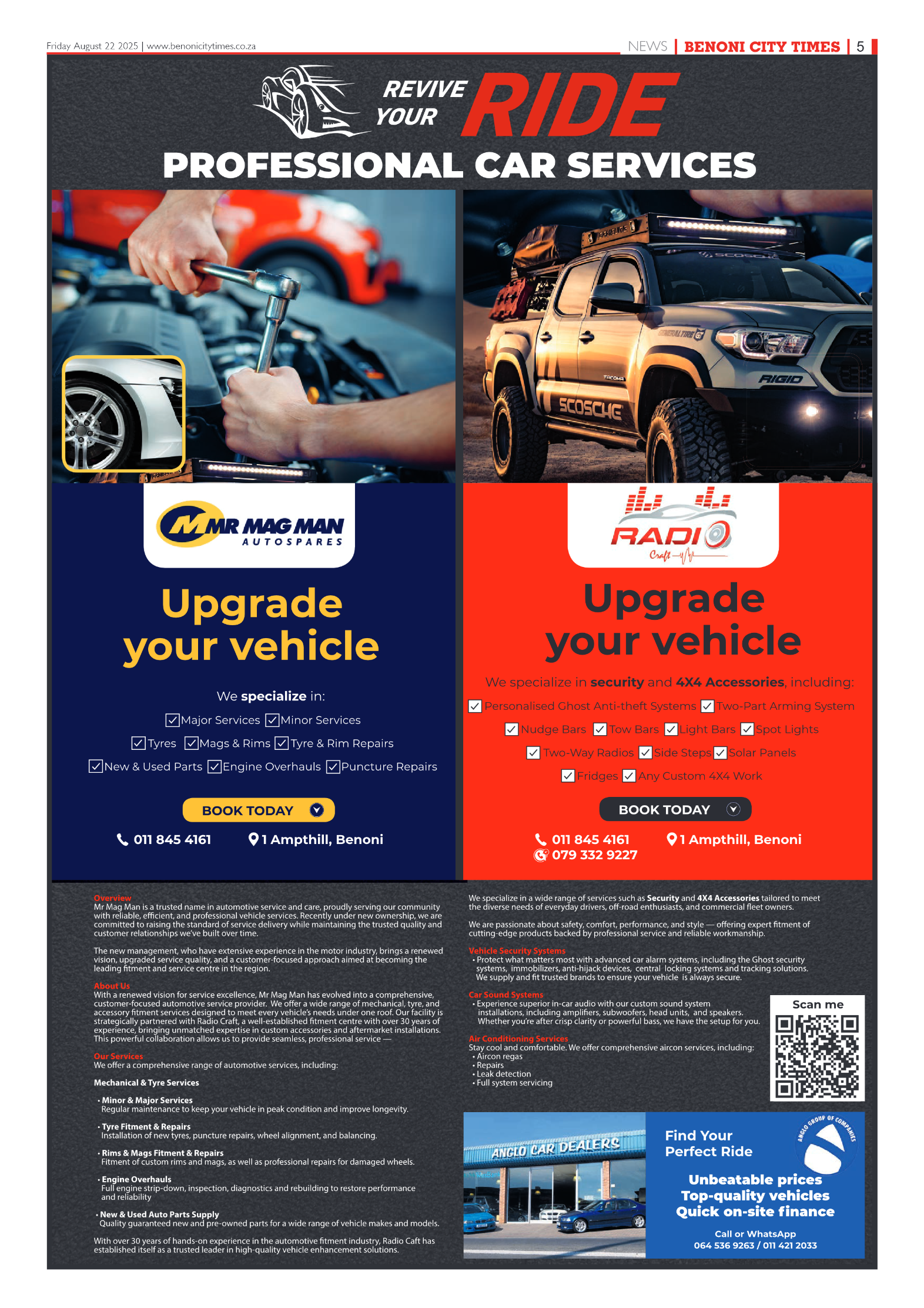 Benoni City Times 22 August 2025 page 5