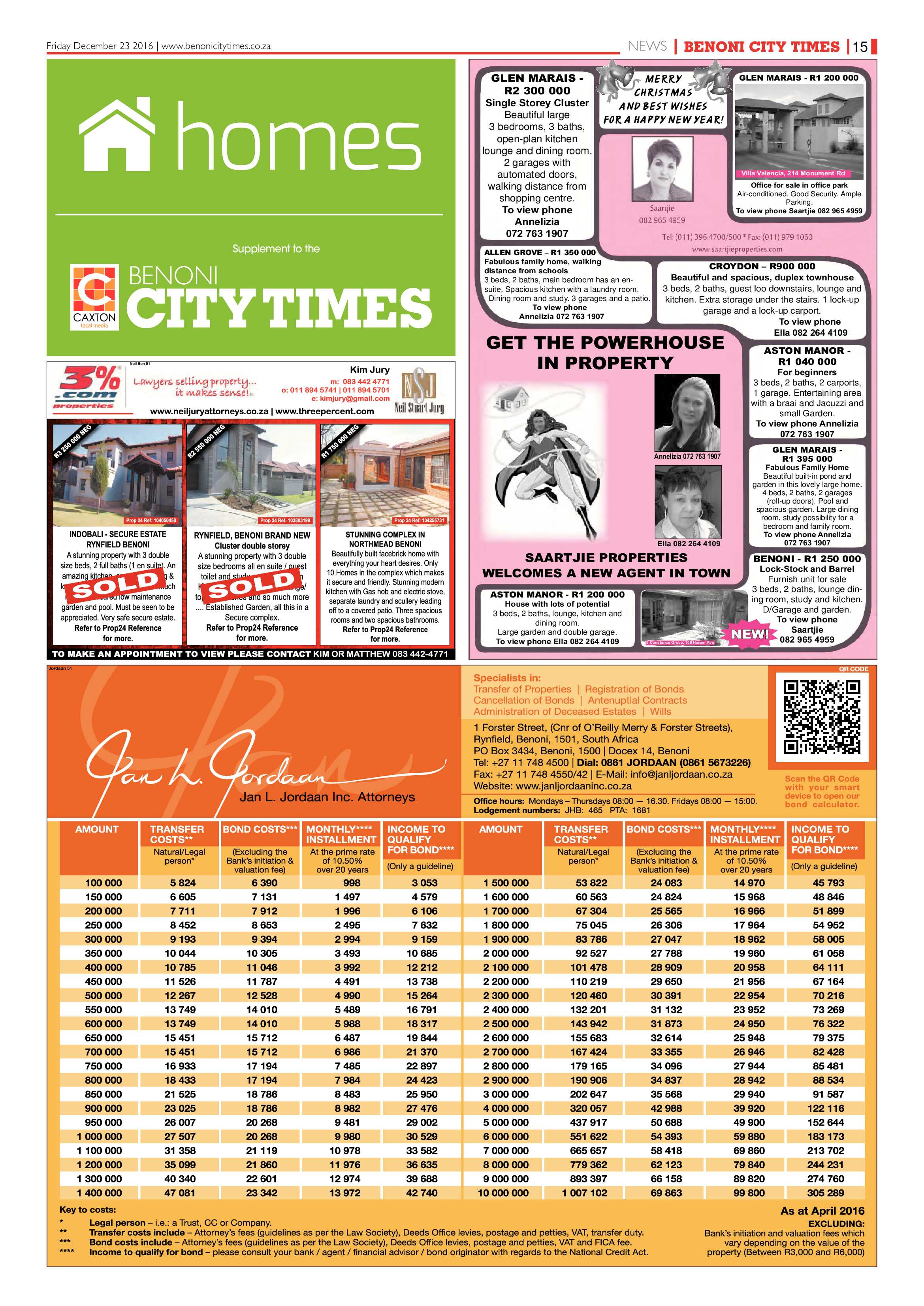 Benoni City Times 22 December 2016 page 15