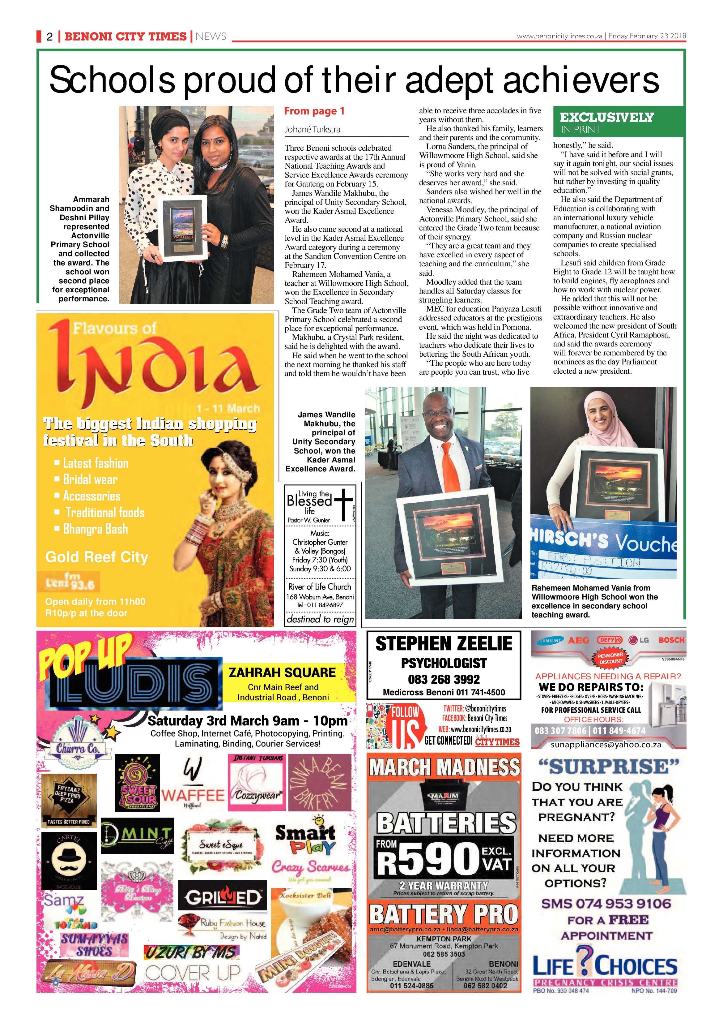 Benoni City Times 22 February 2018 page 2