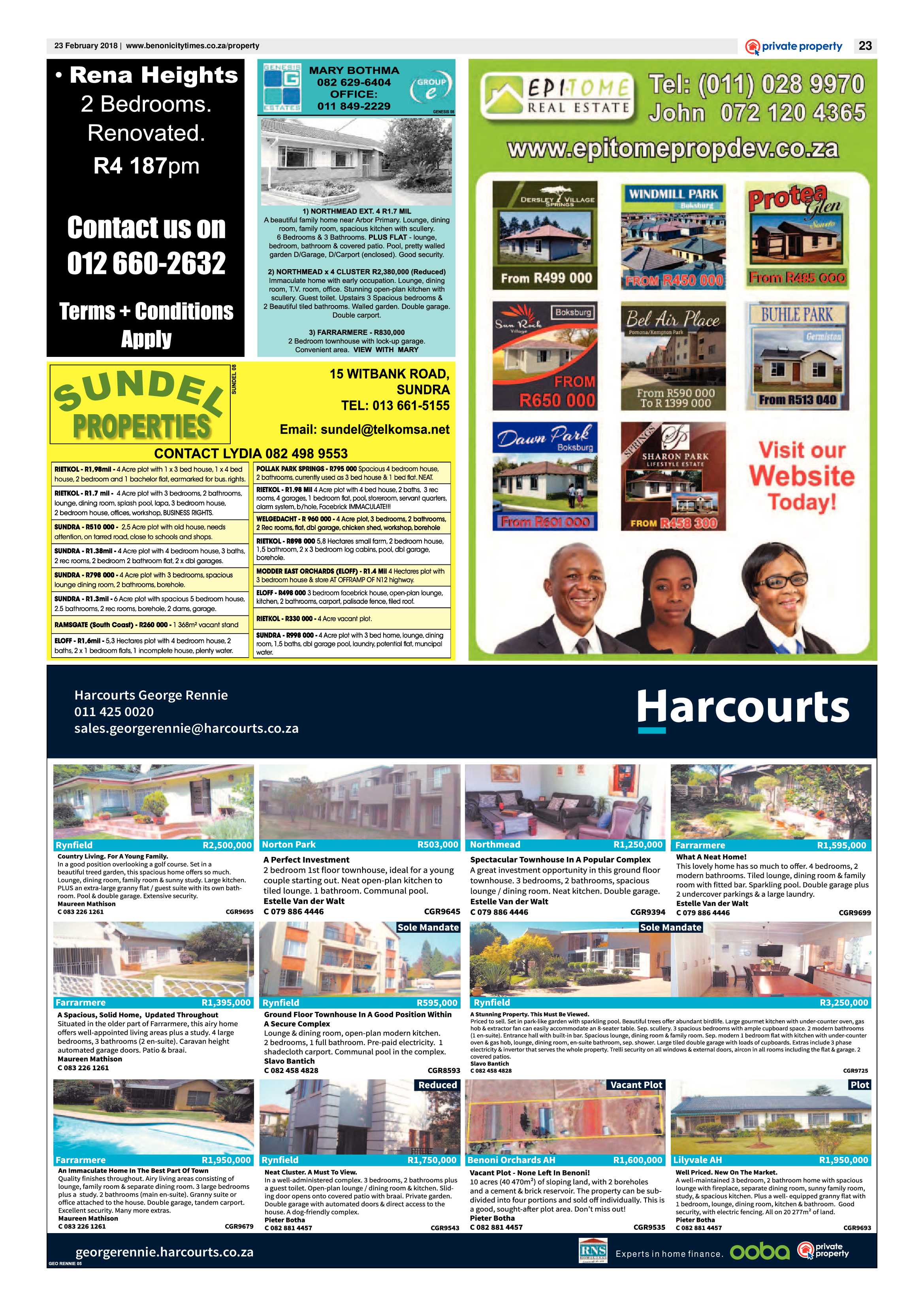 Benoni City Times 22 February 2018 page 23