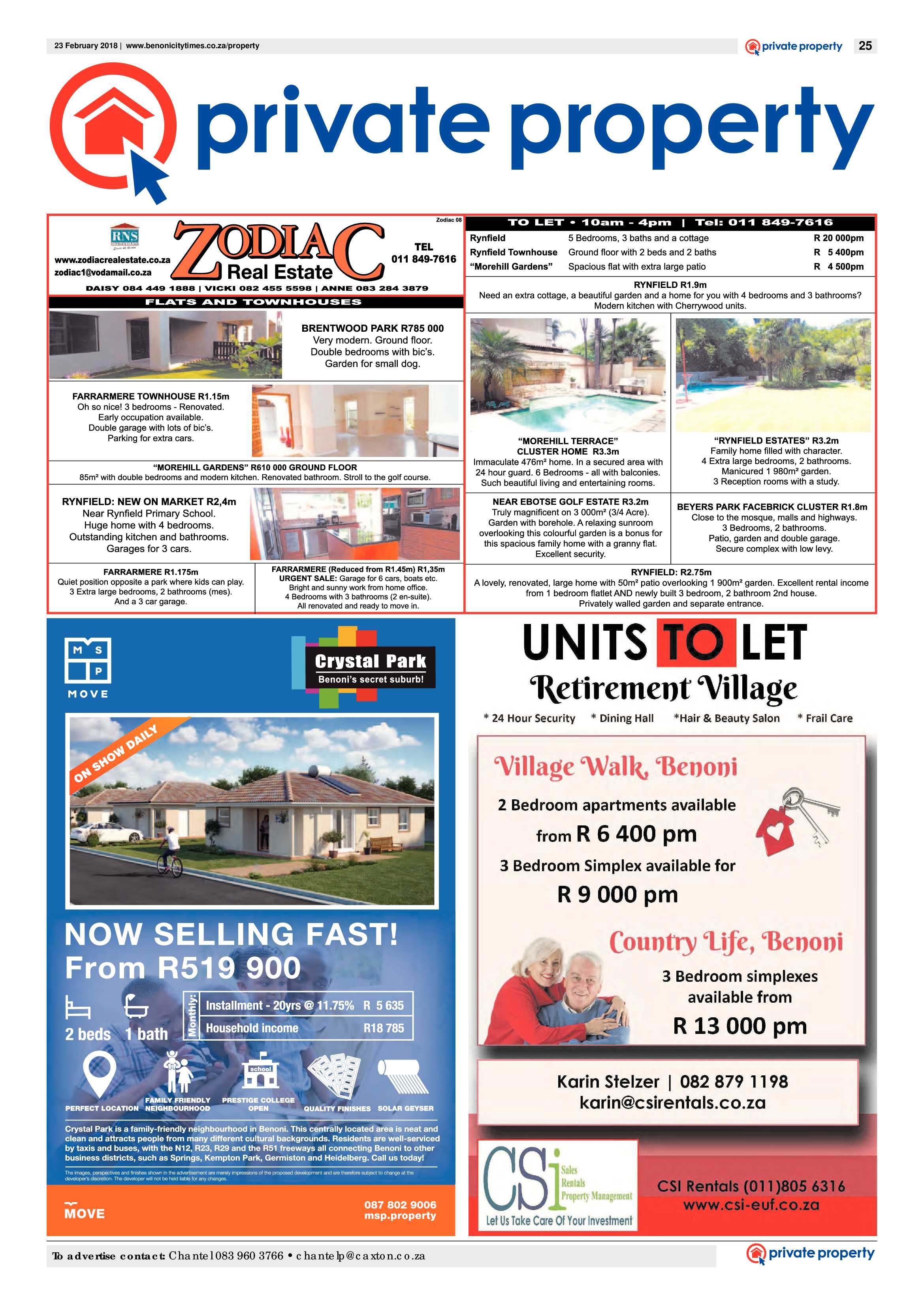 Benoni City Times 22 February 2018 page 25