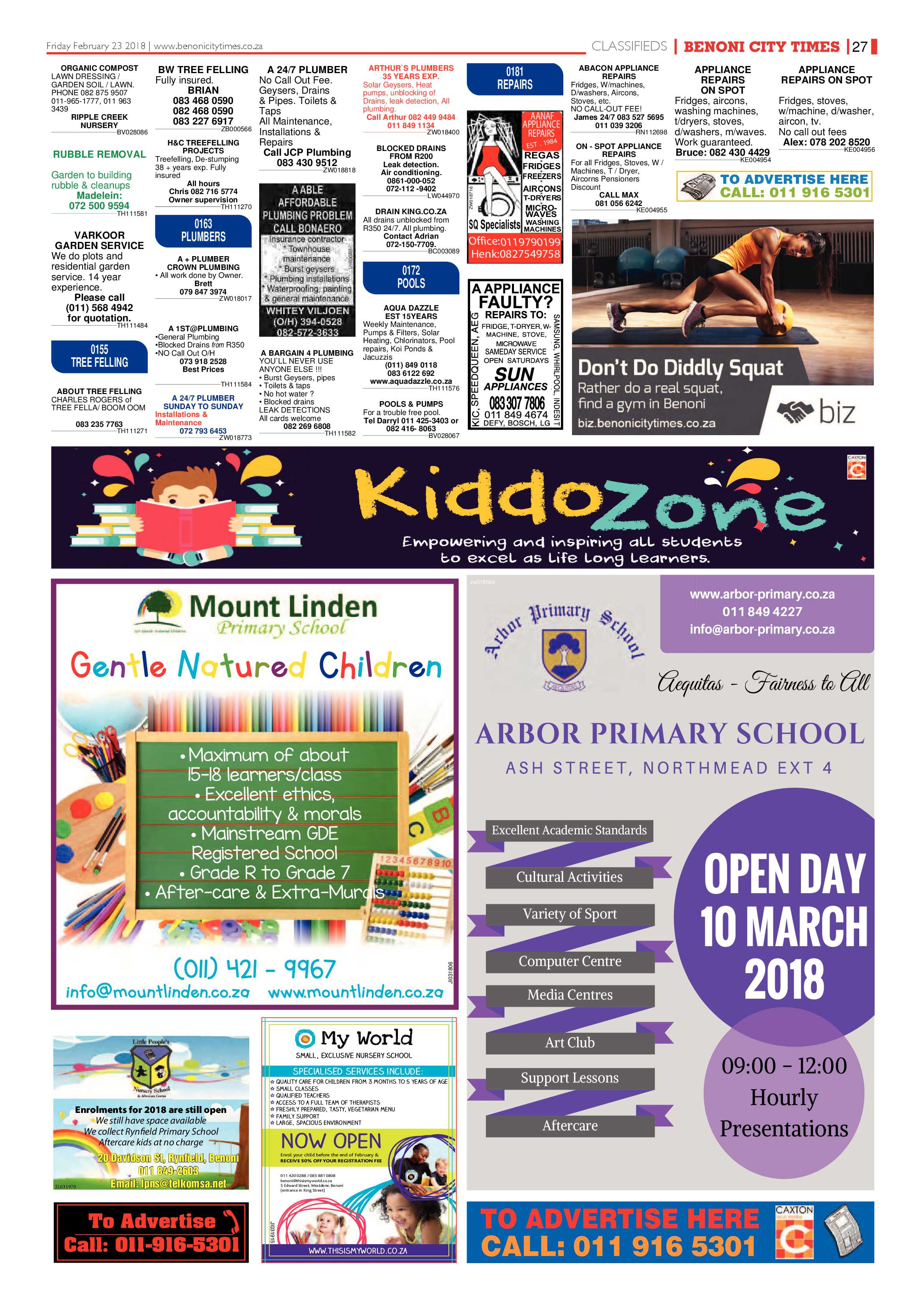 Benoni City Times 22 February 2018 page 27
