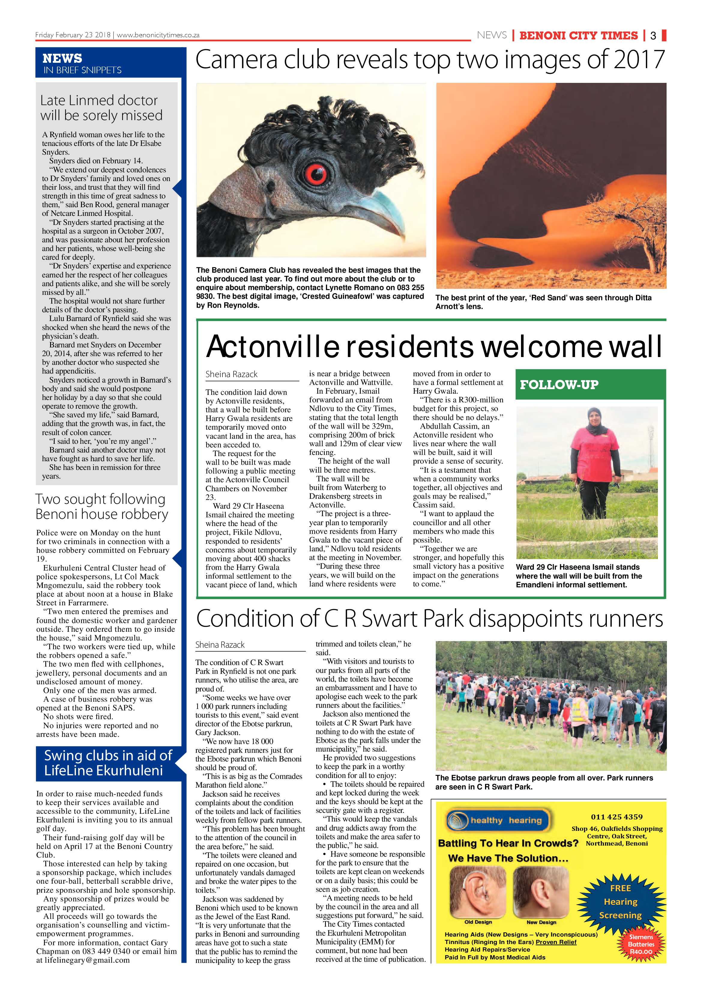 Benoni City Times 22 February 2018 page 3