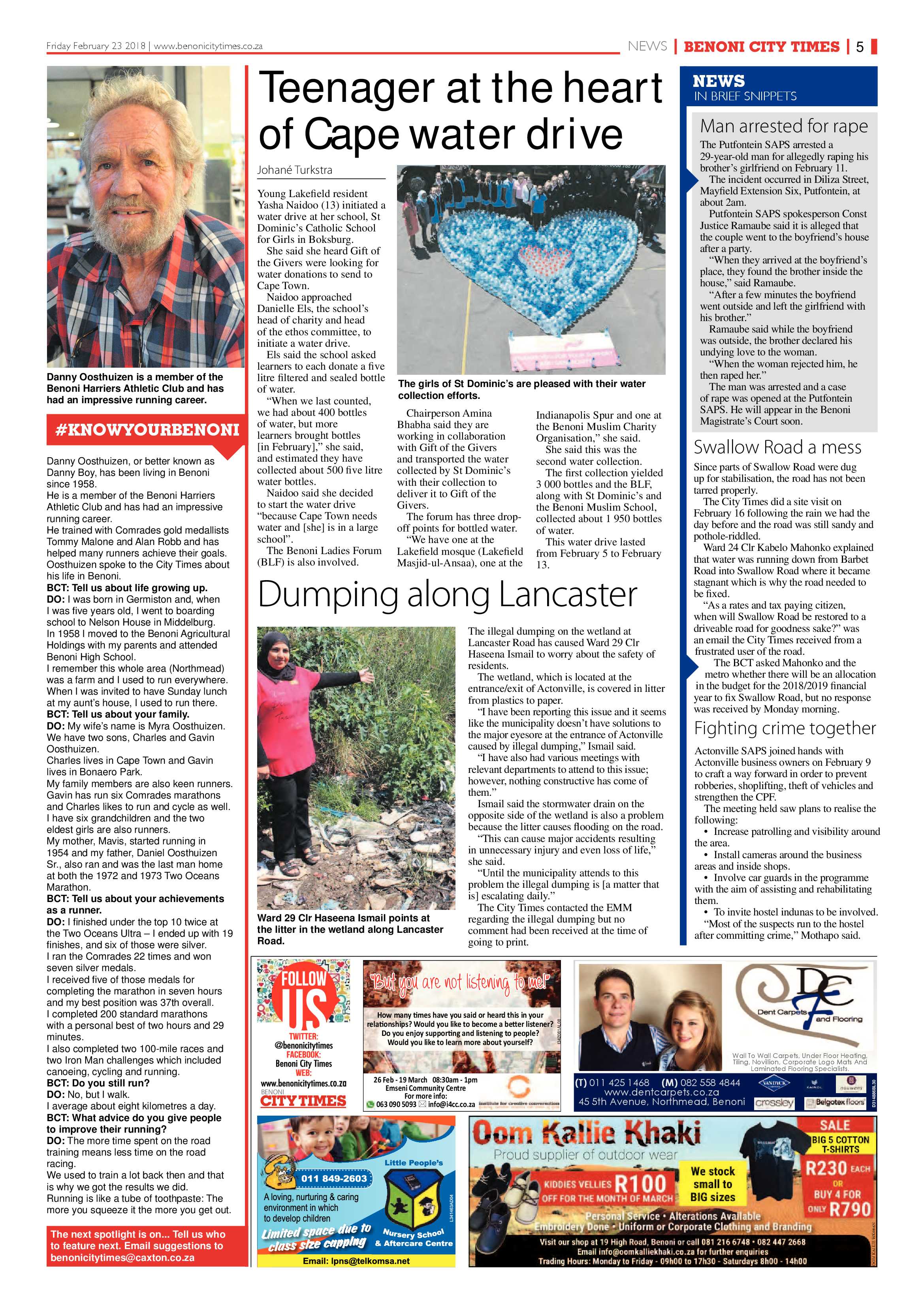 Benoni City Times 22 February 2018 page 5
