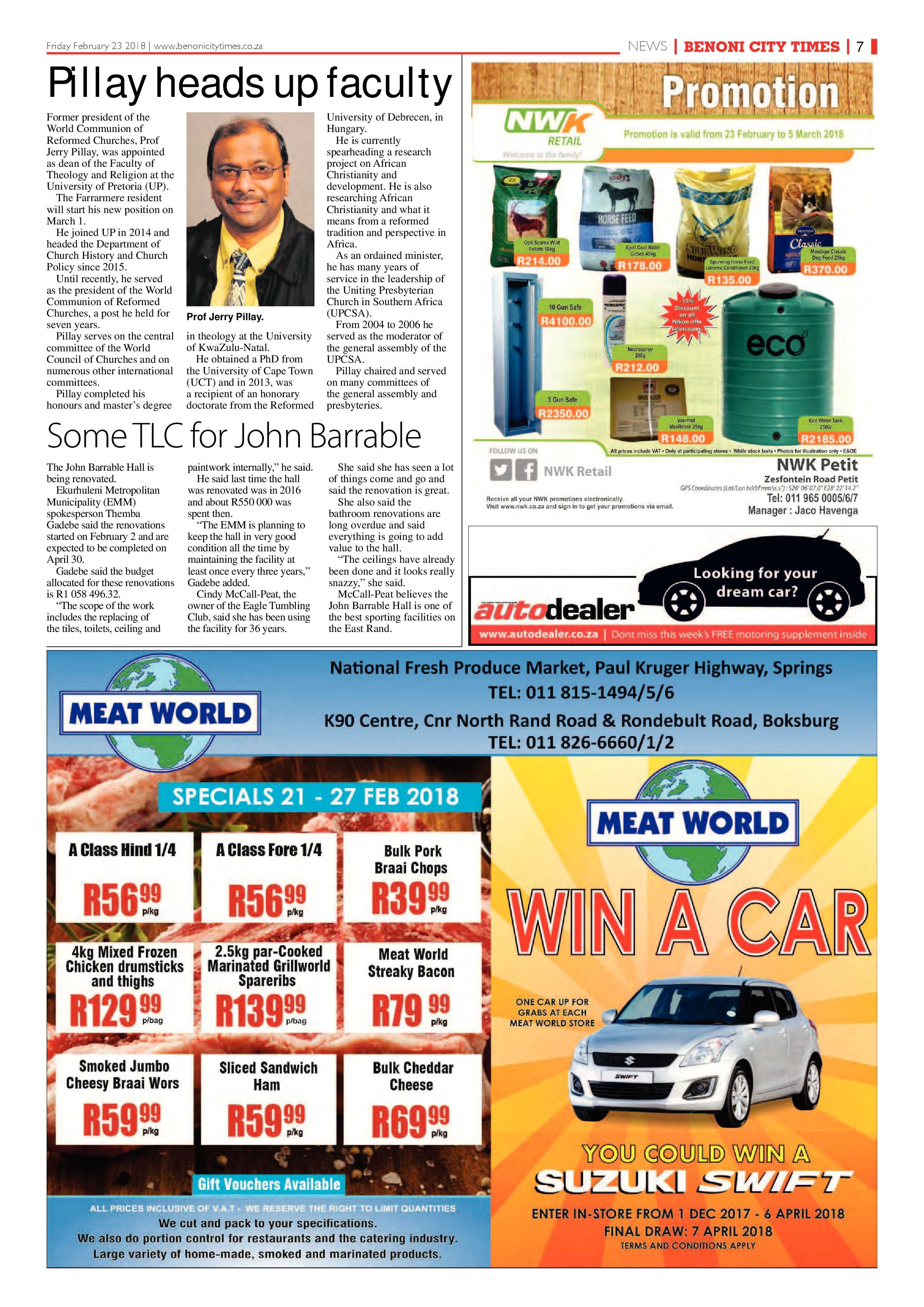 Benoni City Times 22 February 2018 page 7