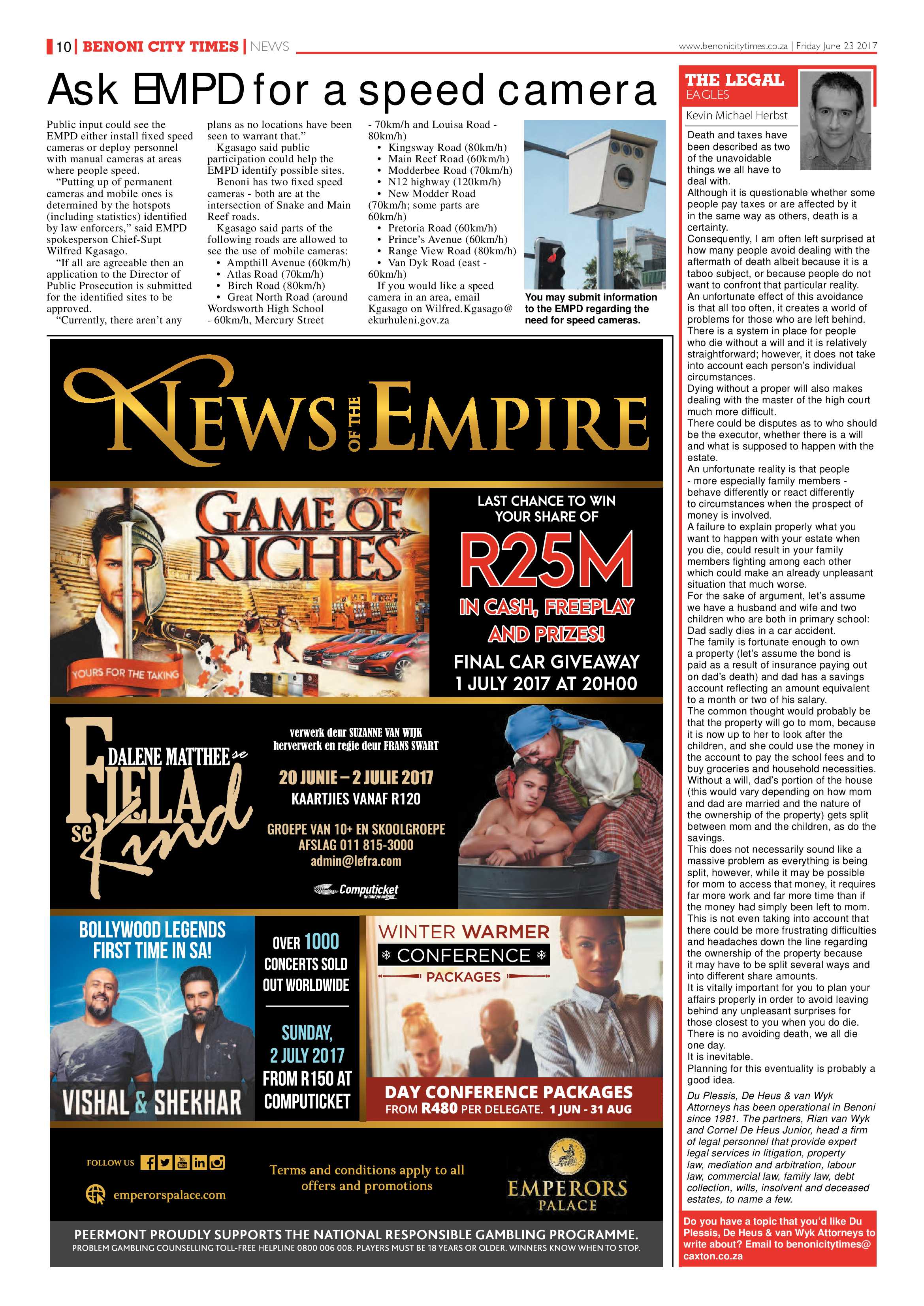 Benoni City Times 22 June 2017 page 10