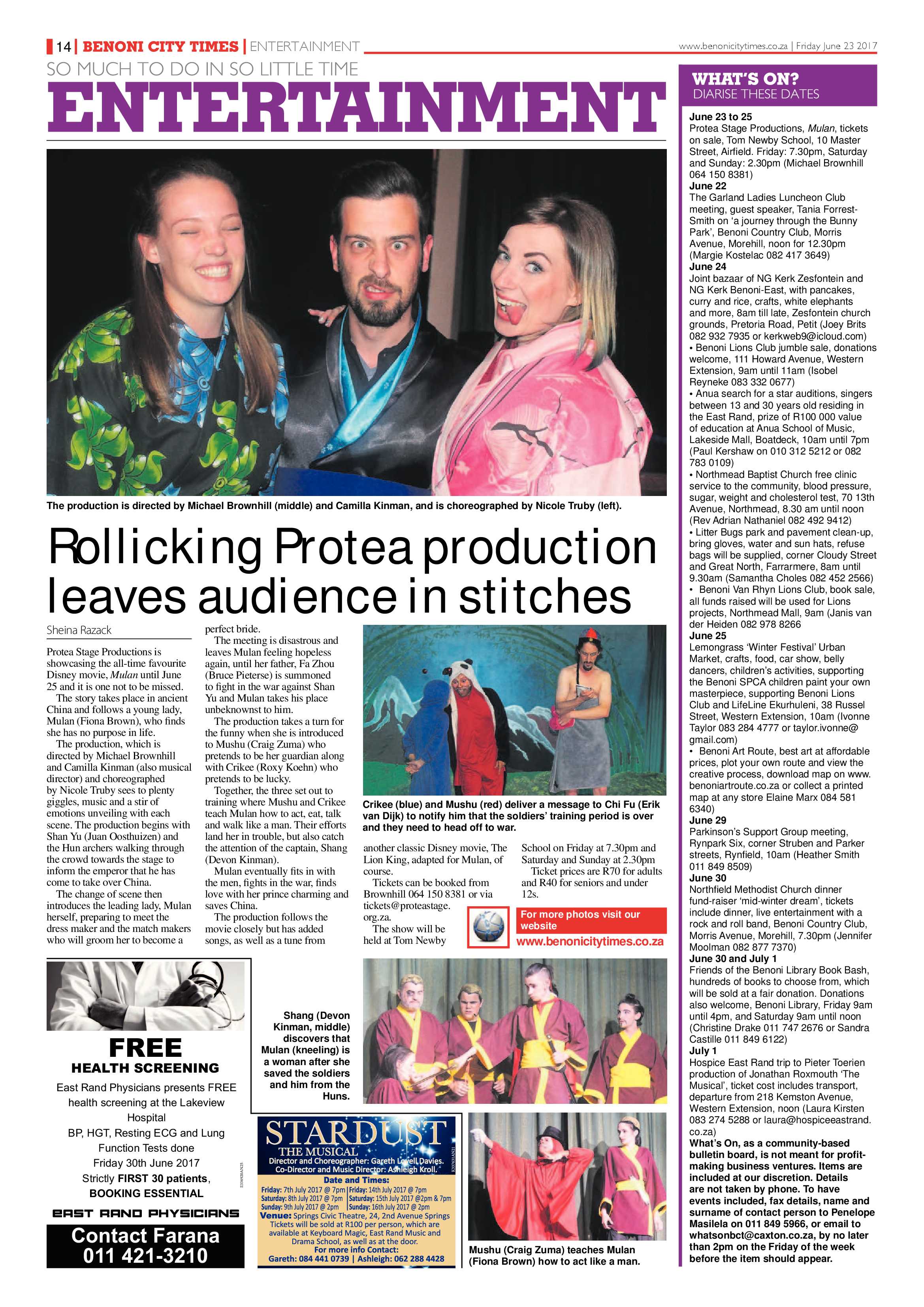 Benoni City Times 22 June 2017 page 14