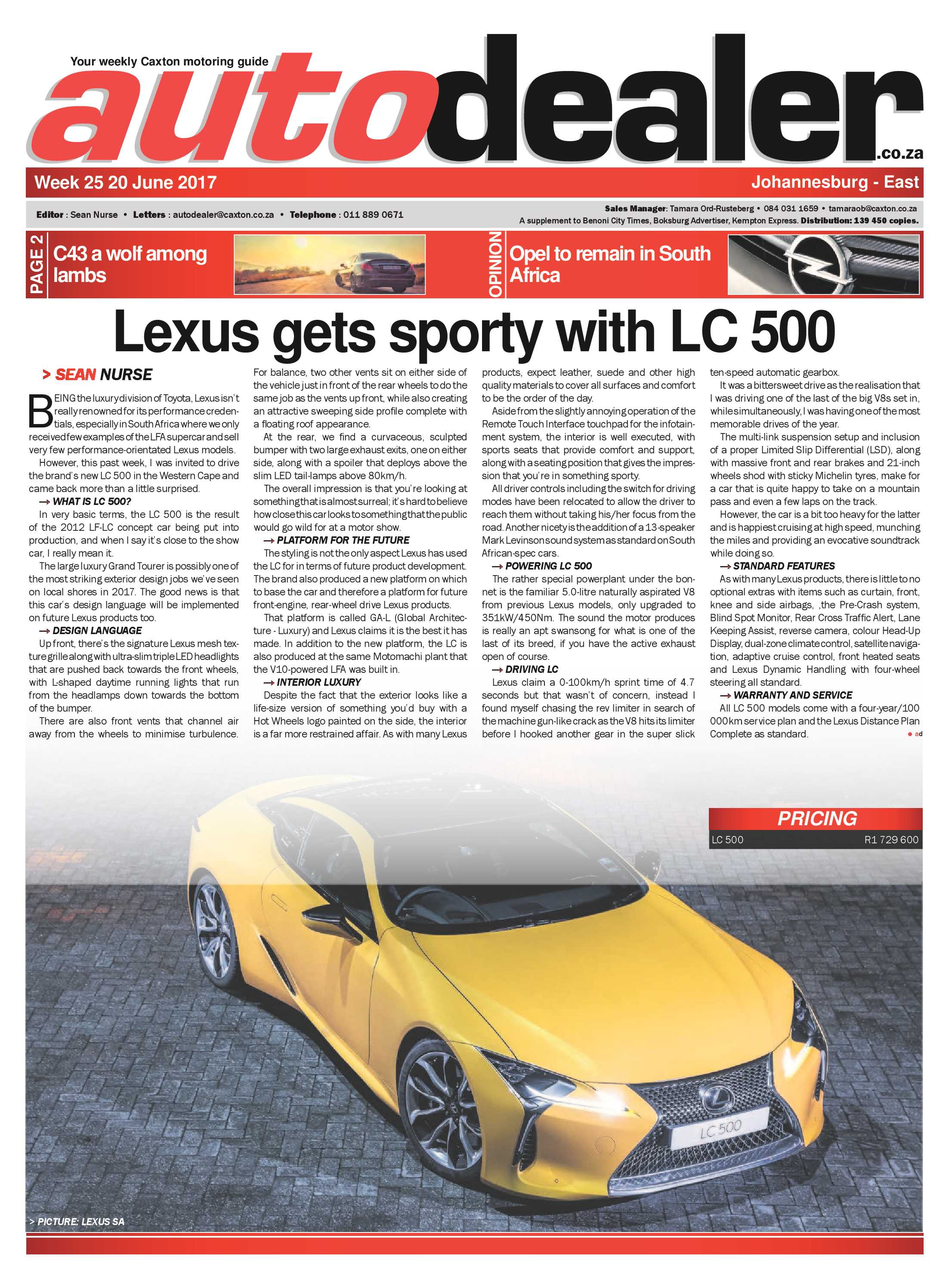 Benoni City Times 22 June 2017 page 29
