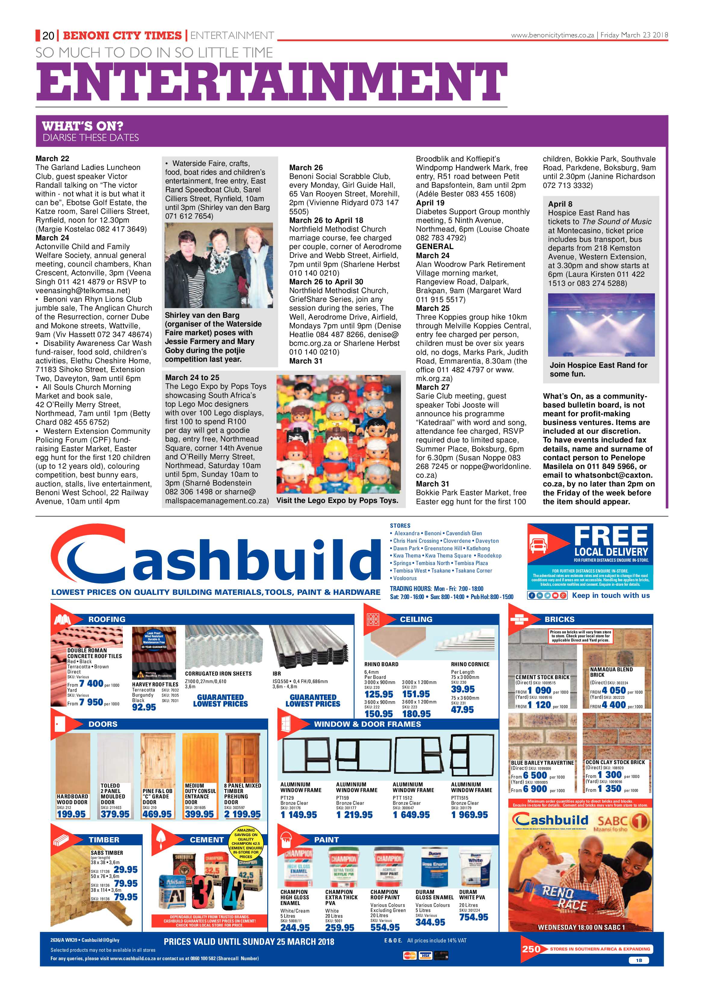 Benoni City Times 22 March 2018 page 20