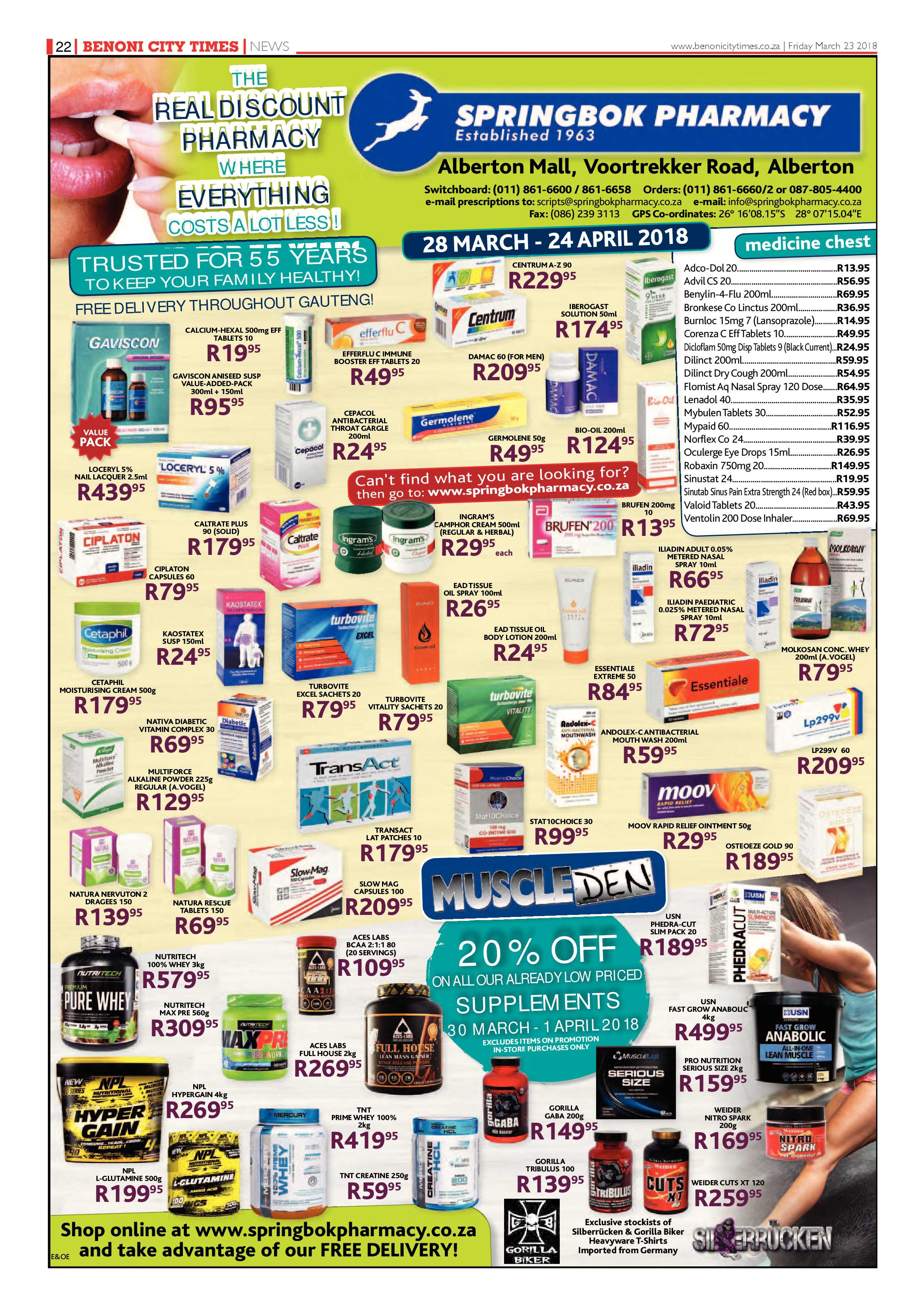 Benoni City Times 22 March 2018 page 22