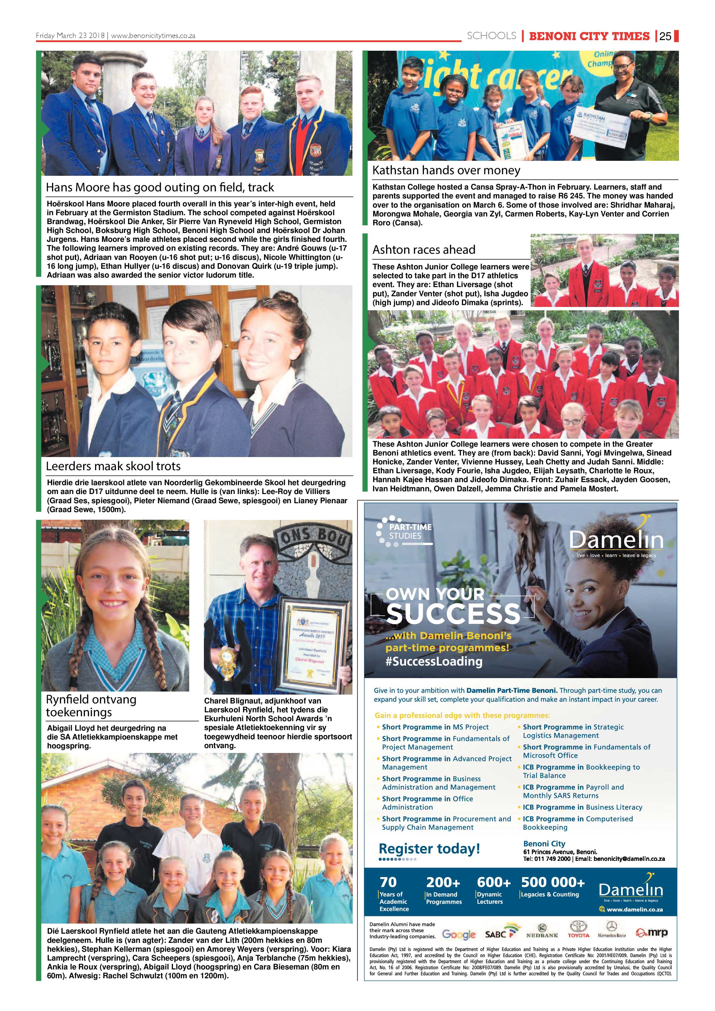 Benoni City Times 22 March 2018 page 25