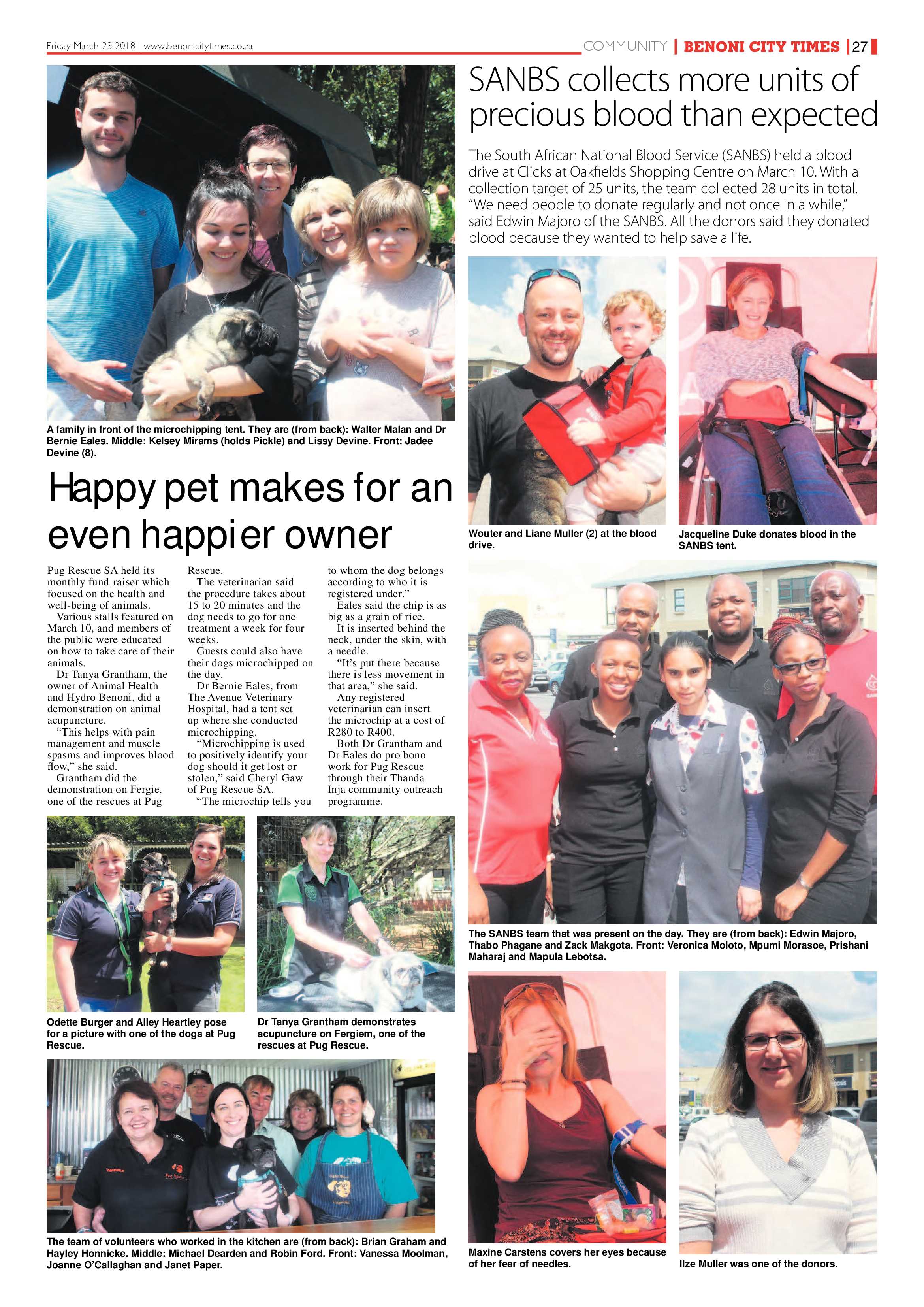 Benoni City Times 22 March 2018 page 27