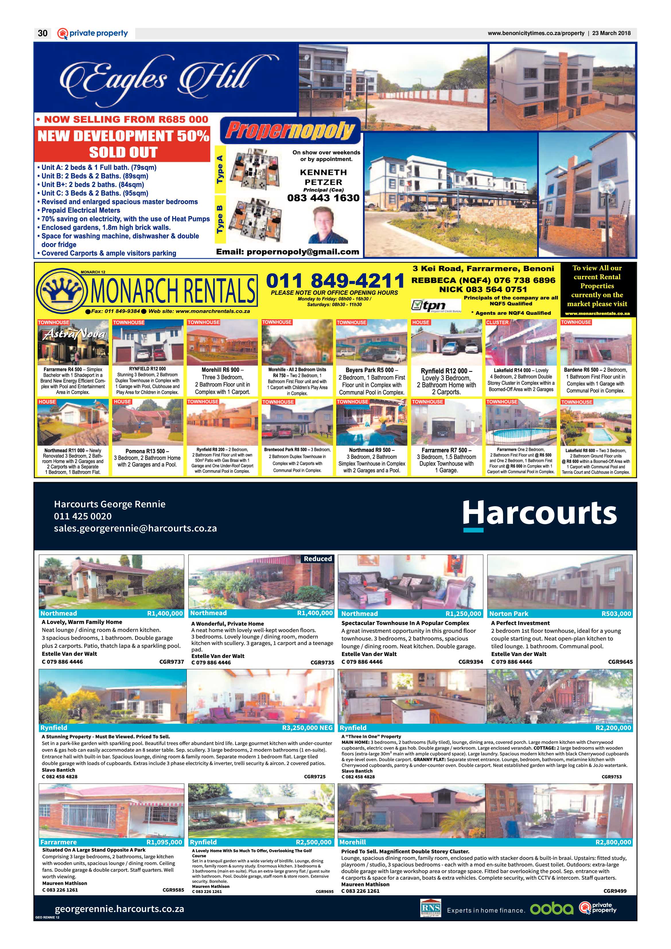 Benoni City Times 22 March 2018 page 30
