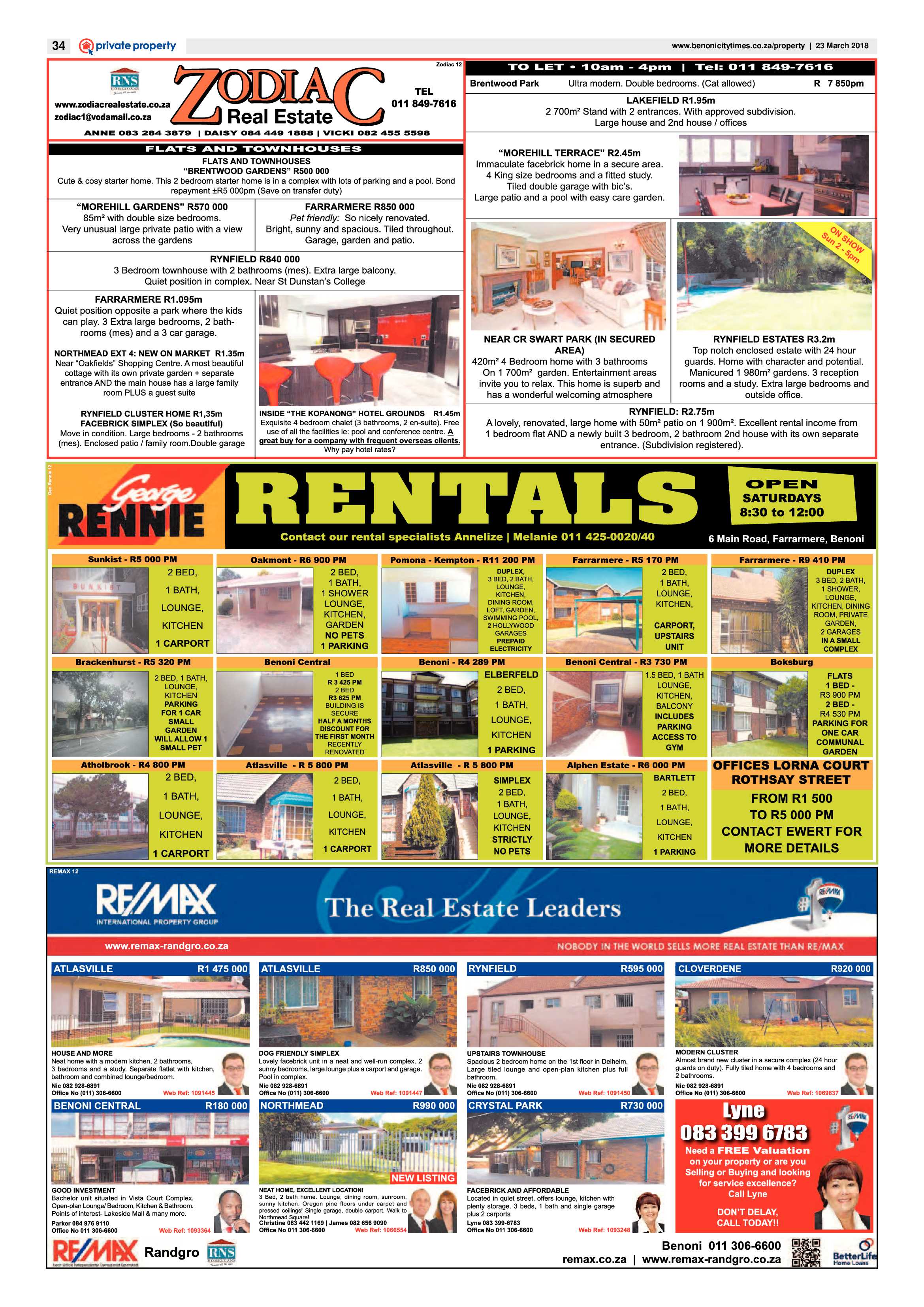 Benoni City Times 22 March 2018 page 34