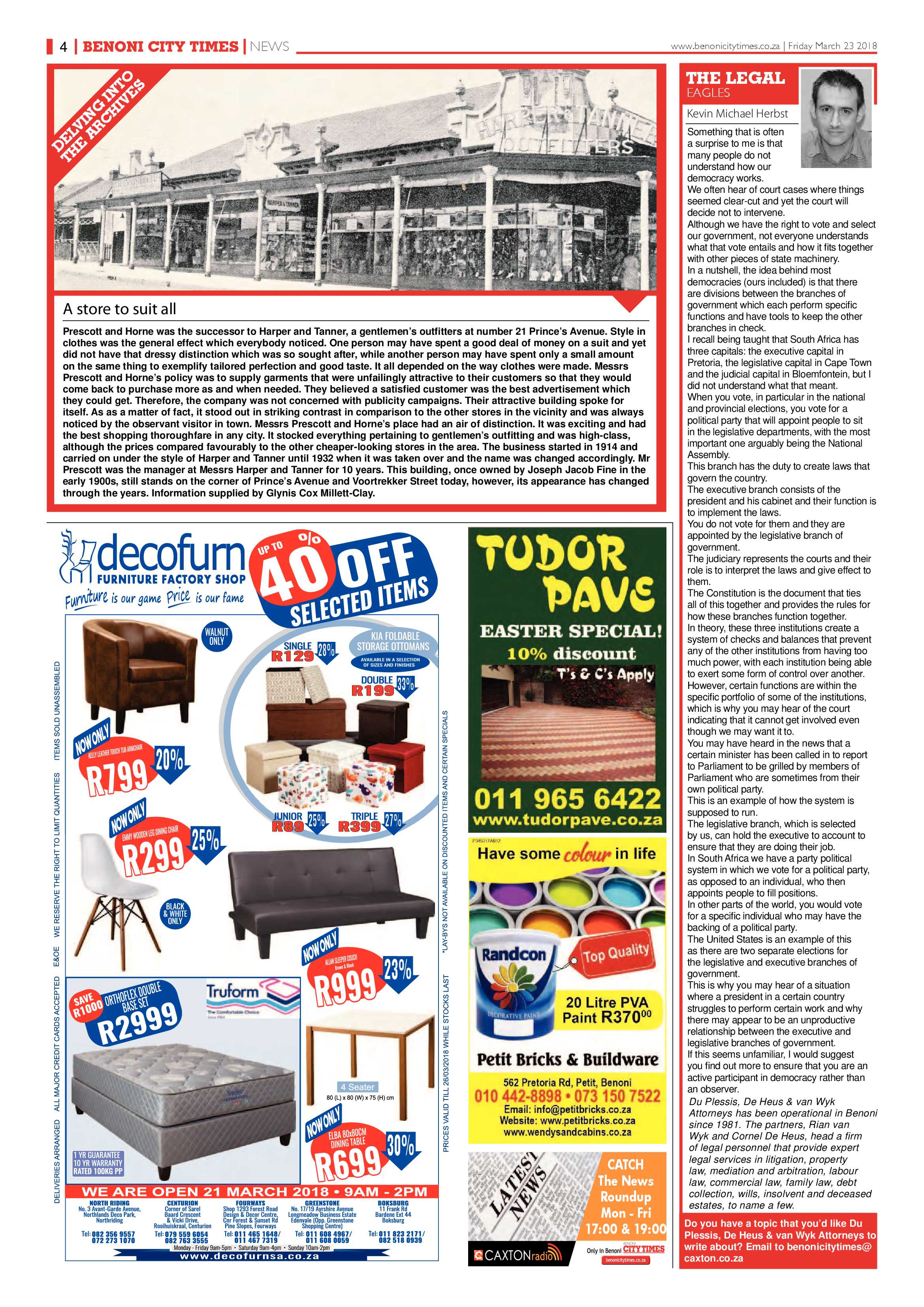 Benoni City Times 22 March 2018 page 4