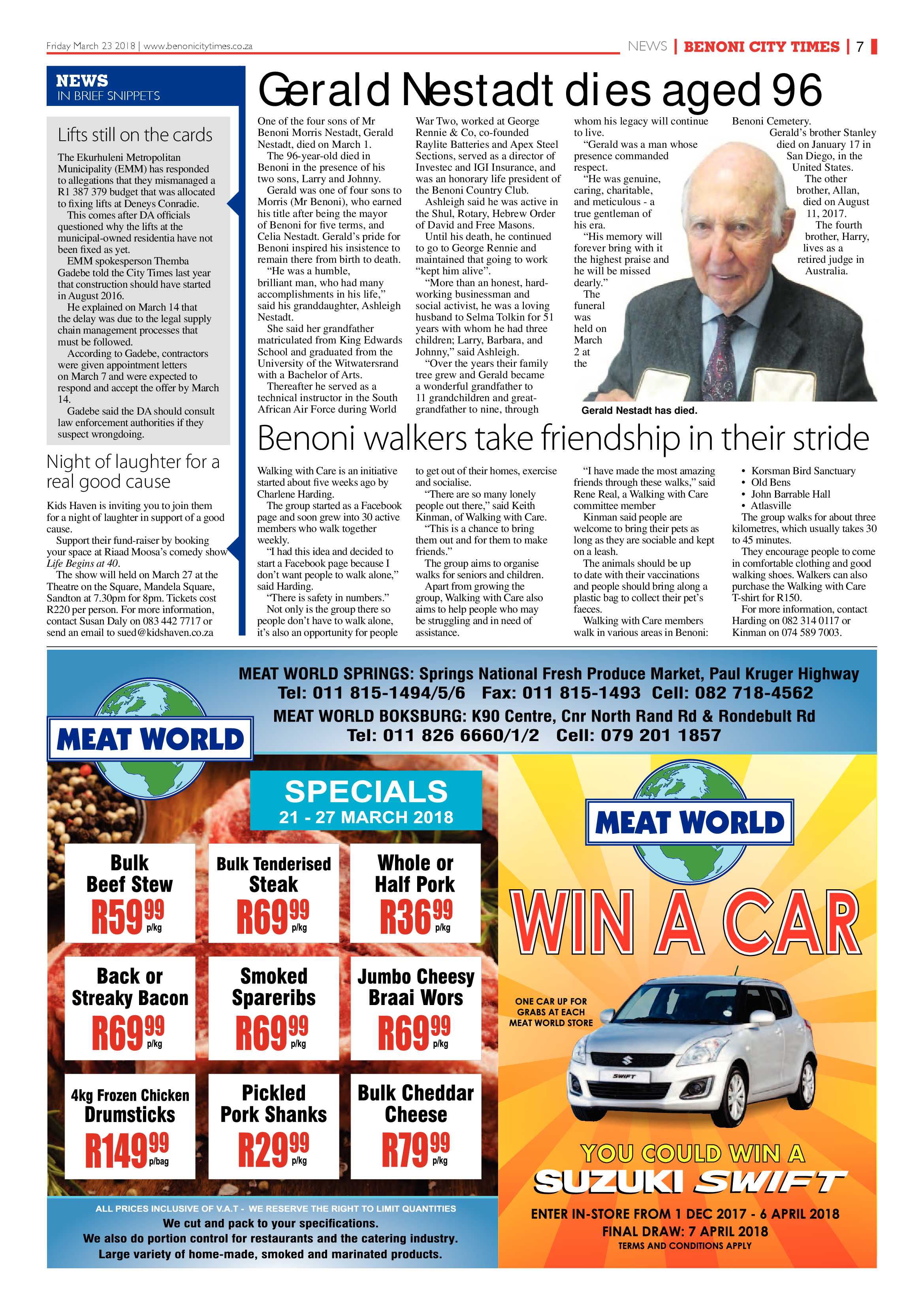 Benoni City Times 22 March 2018 page 7