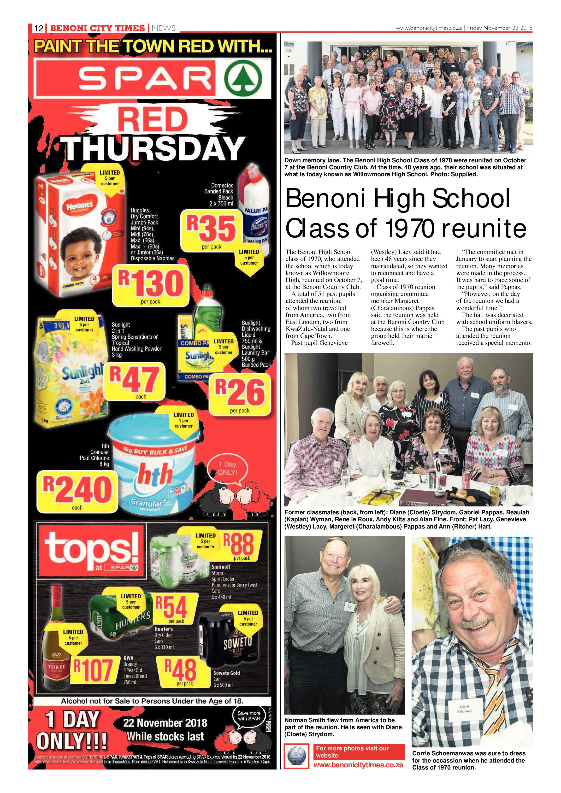 Benoni City Times 22 November 2018 page 12