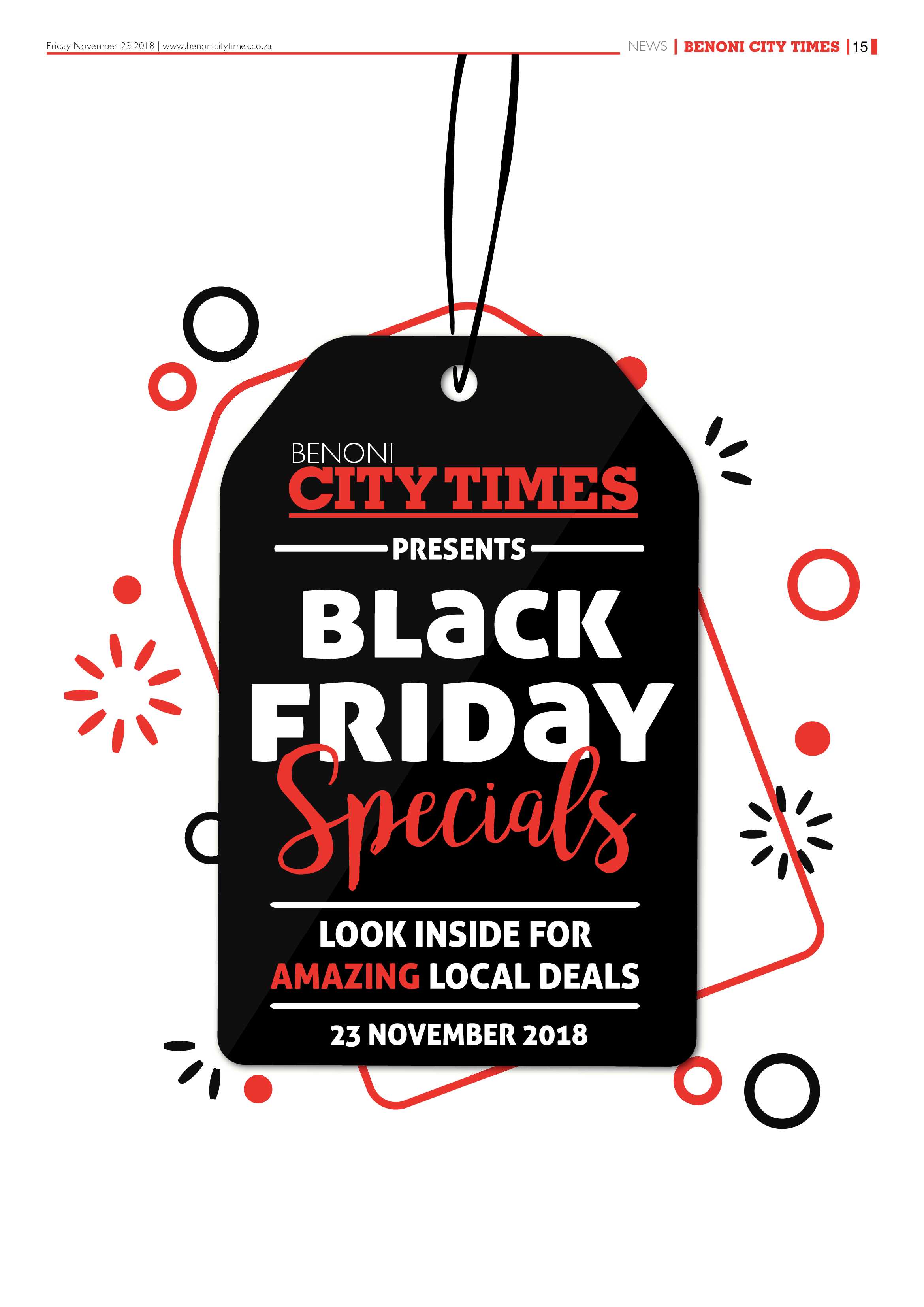 Benoni City Times 22 November 2018 page 15