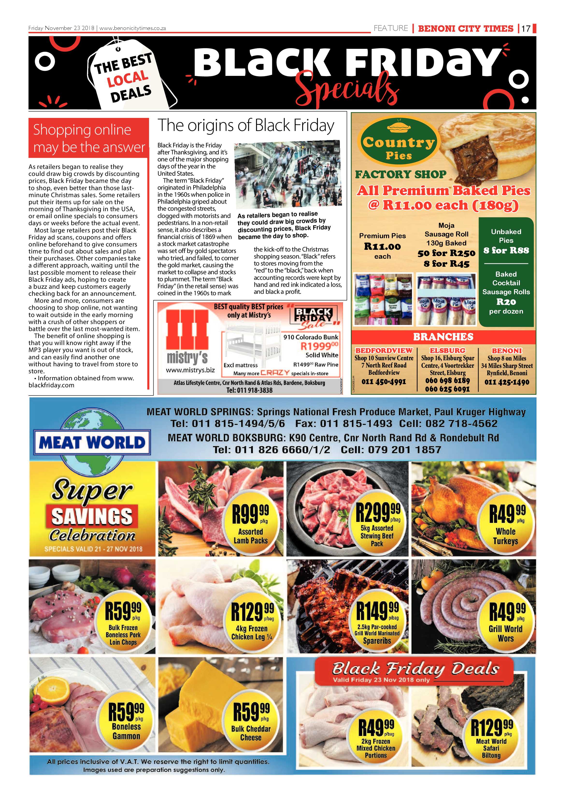 Benoni City Times 22 November 2018 page 17