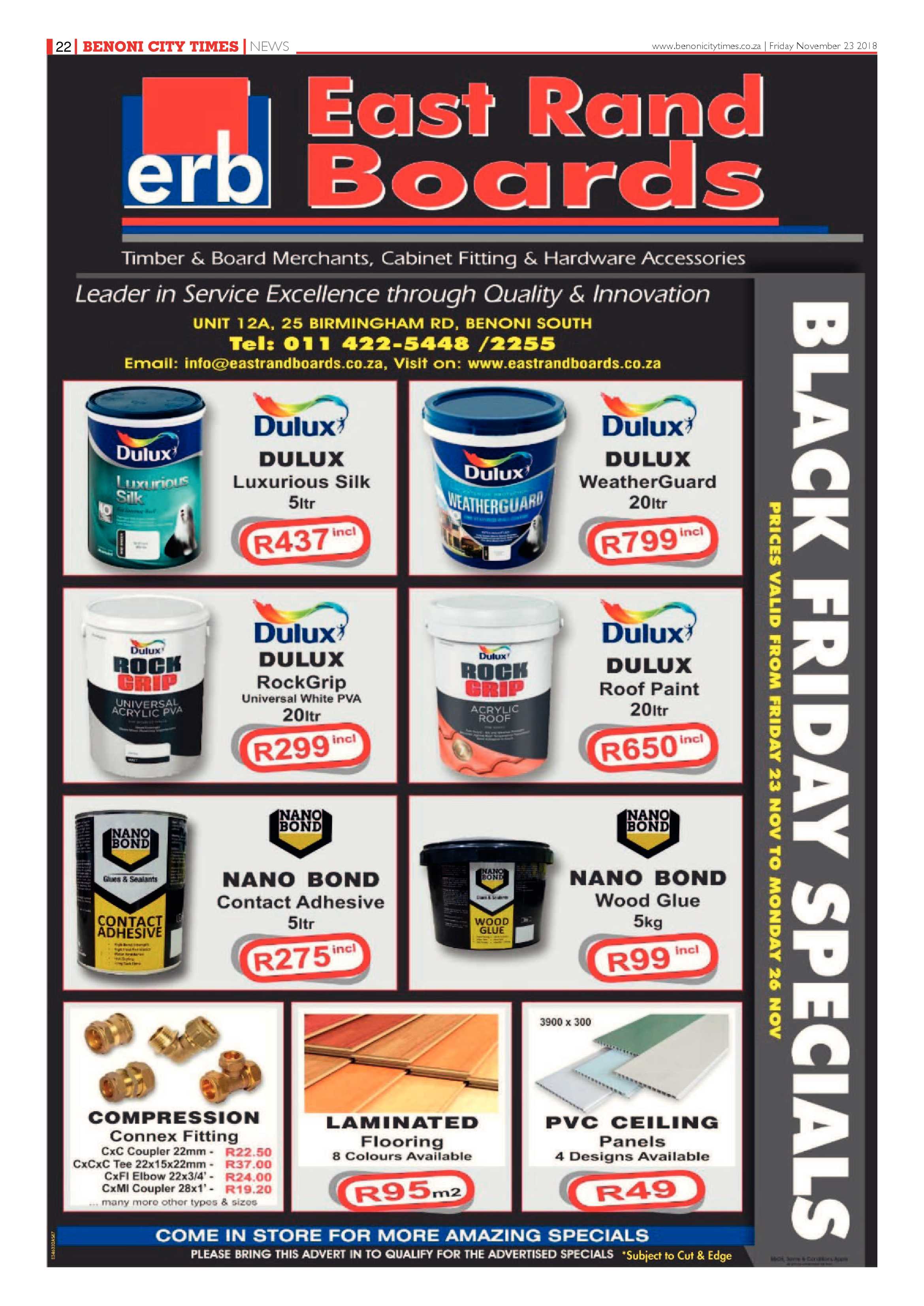 Benoni City Times 22 November 2018 page 22