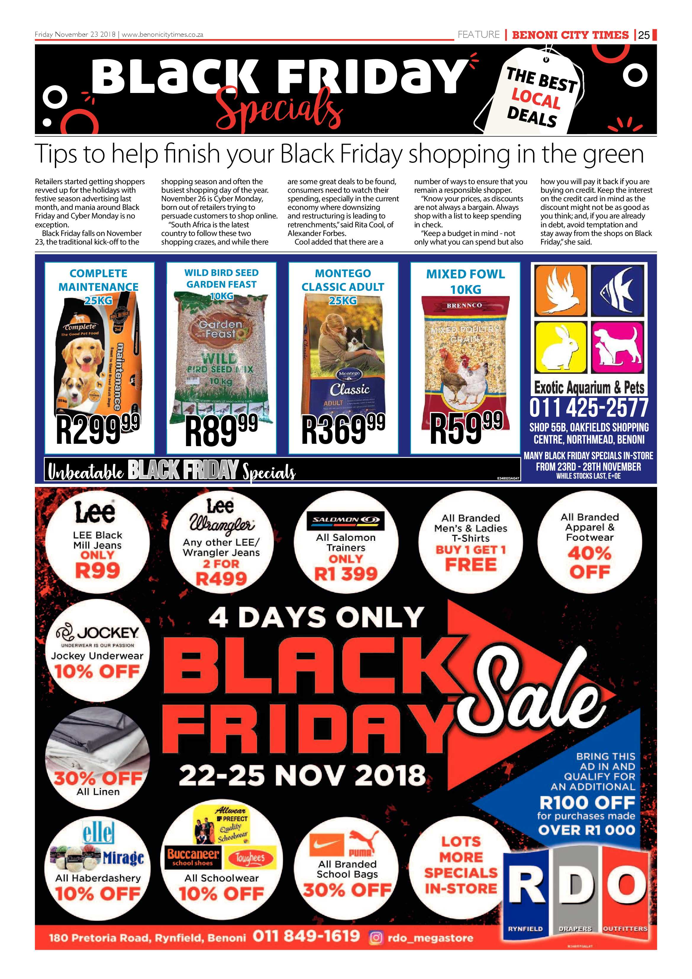 Benoni City Times 22 November 2018 page 25