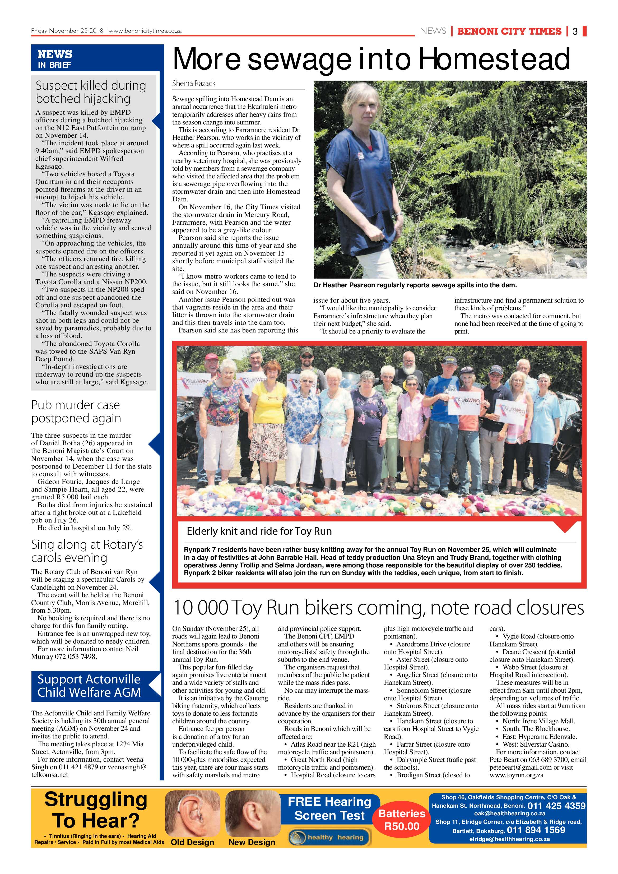 Benoni City Times 22 November 2018 page 3