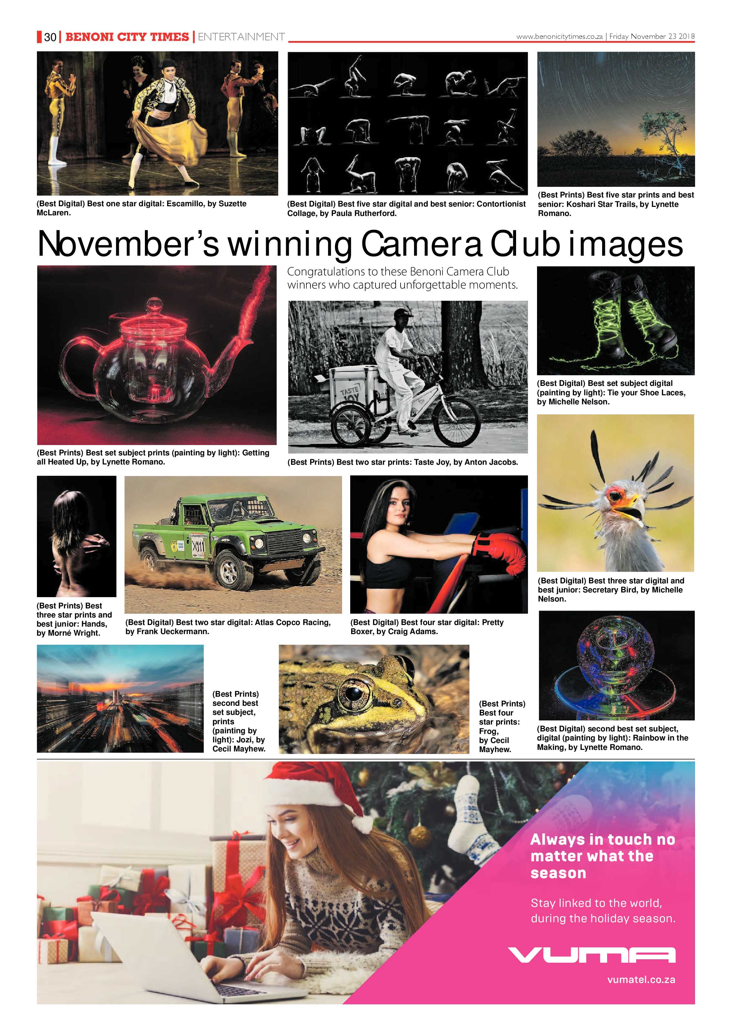 Benoni City Times 22 November 2018 page 30