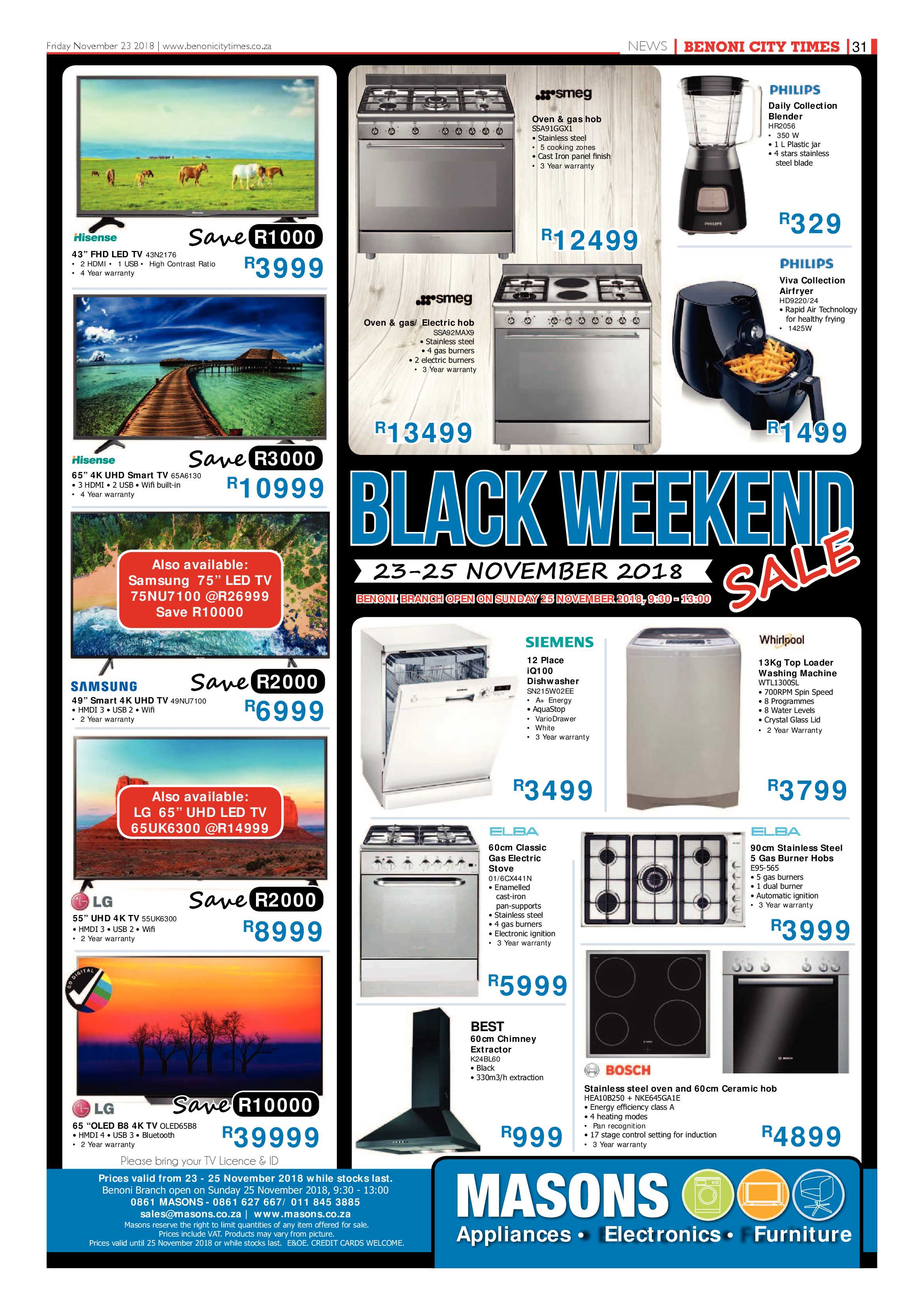Benoni City Times 22 November 2018 page 31