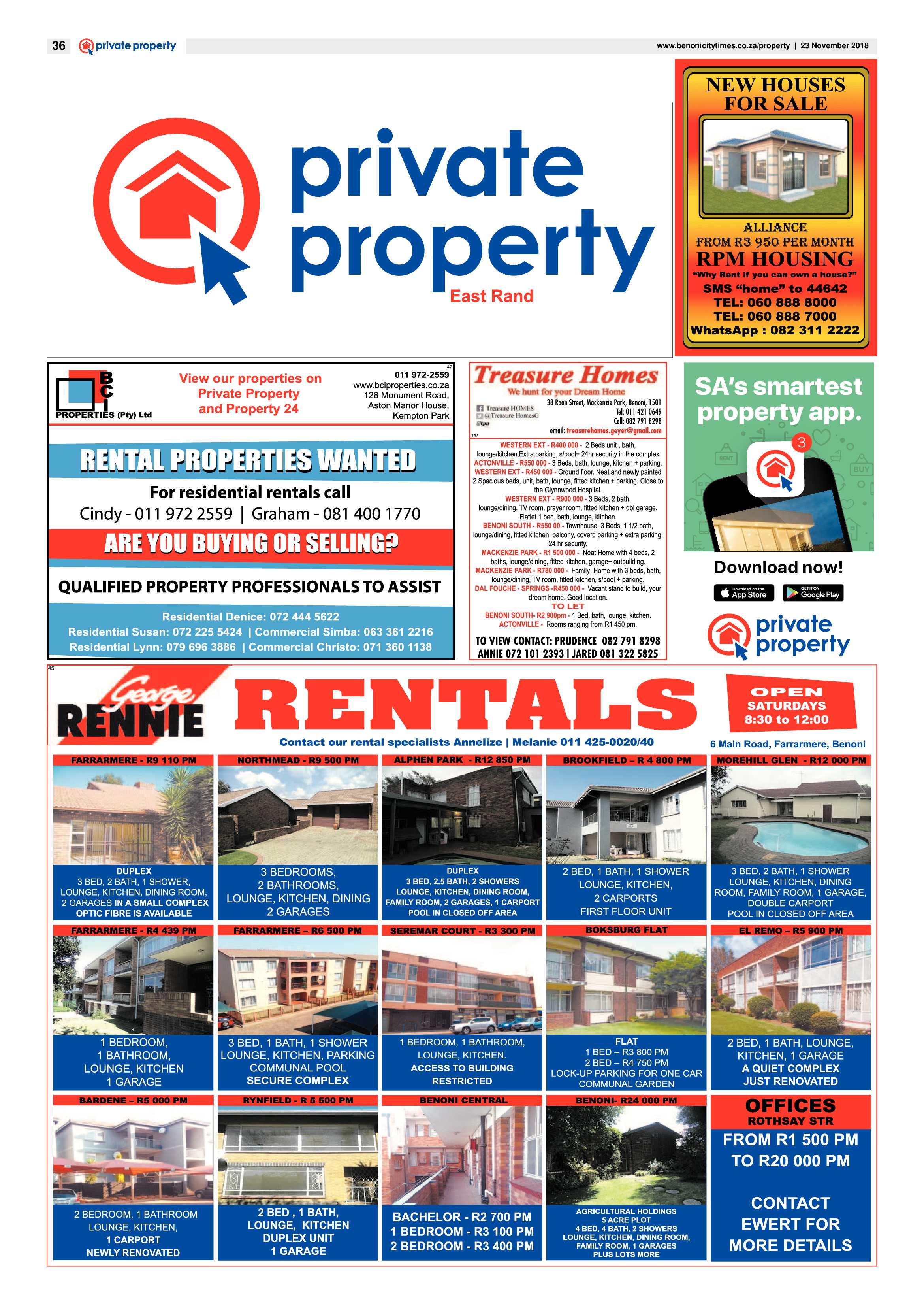 Benoni City Times 22 November 2018 page 36