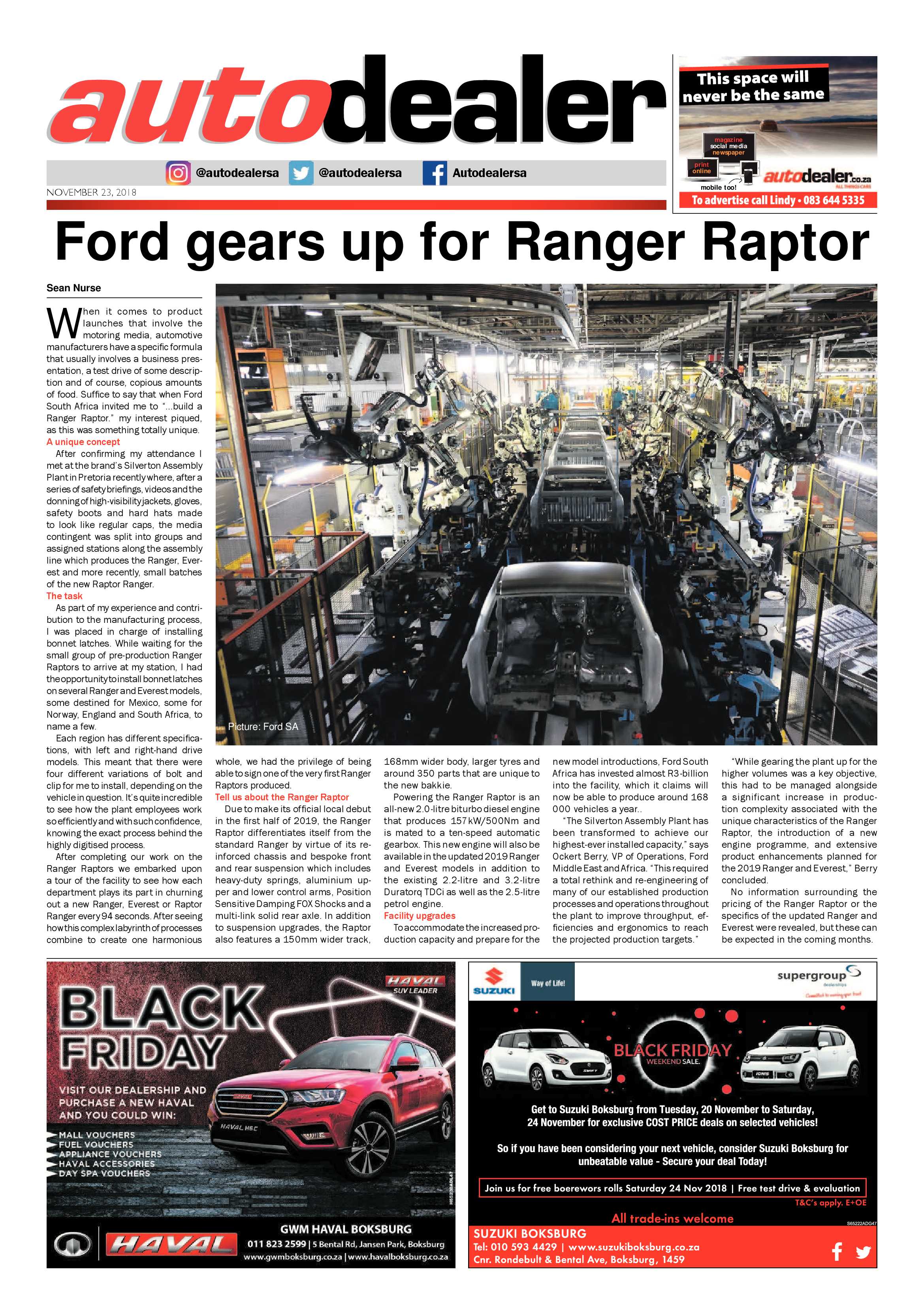 Benoni City Times 22 November 2018 page 43