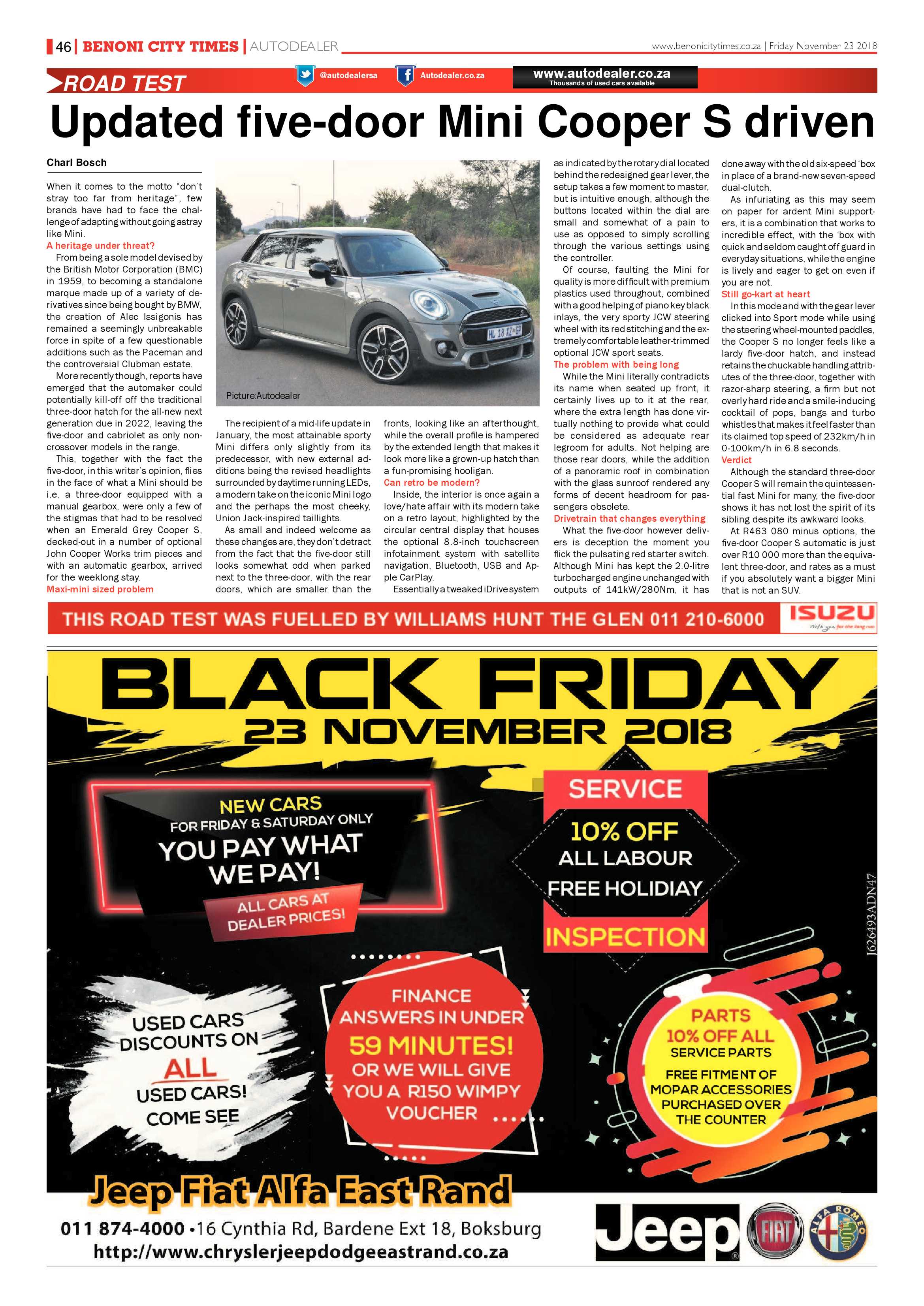 Benoni City Times 22 November 2018 page 46