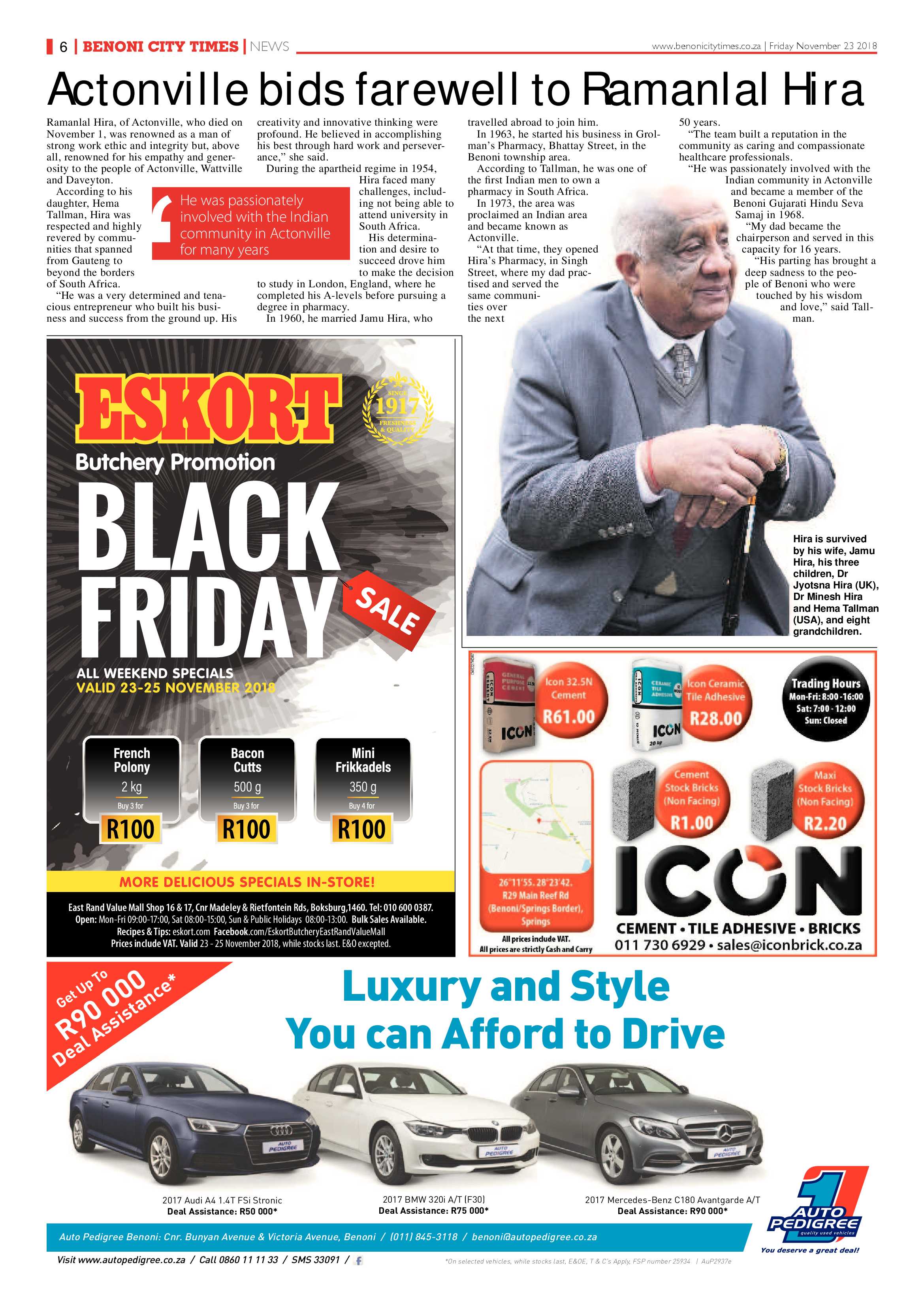 Benoni City Times 22 November 2018 page 6