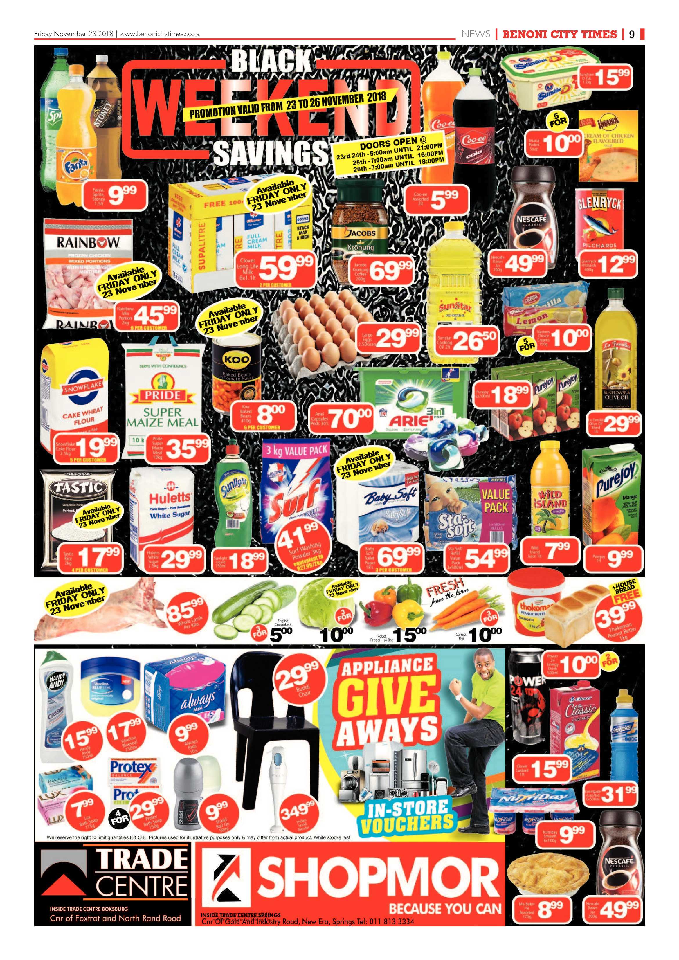 Benoni City Times 22 November 2018 page 9