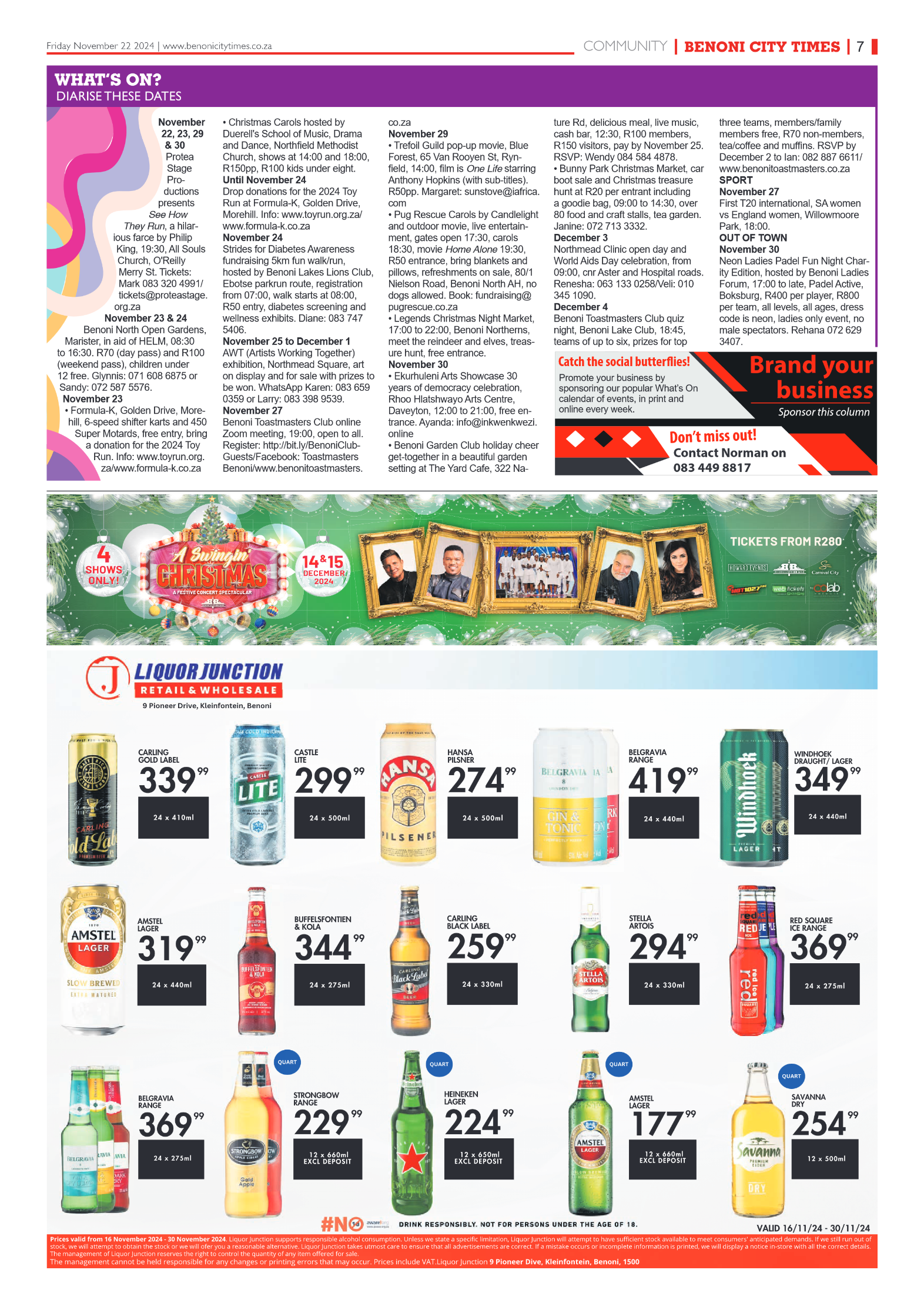 Benoni City Times 22 November 2024 page 9