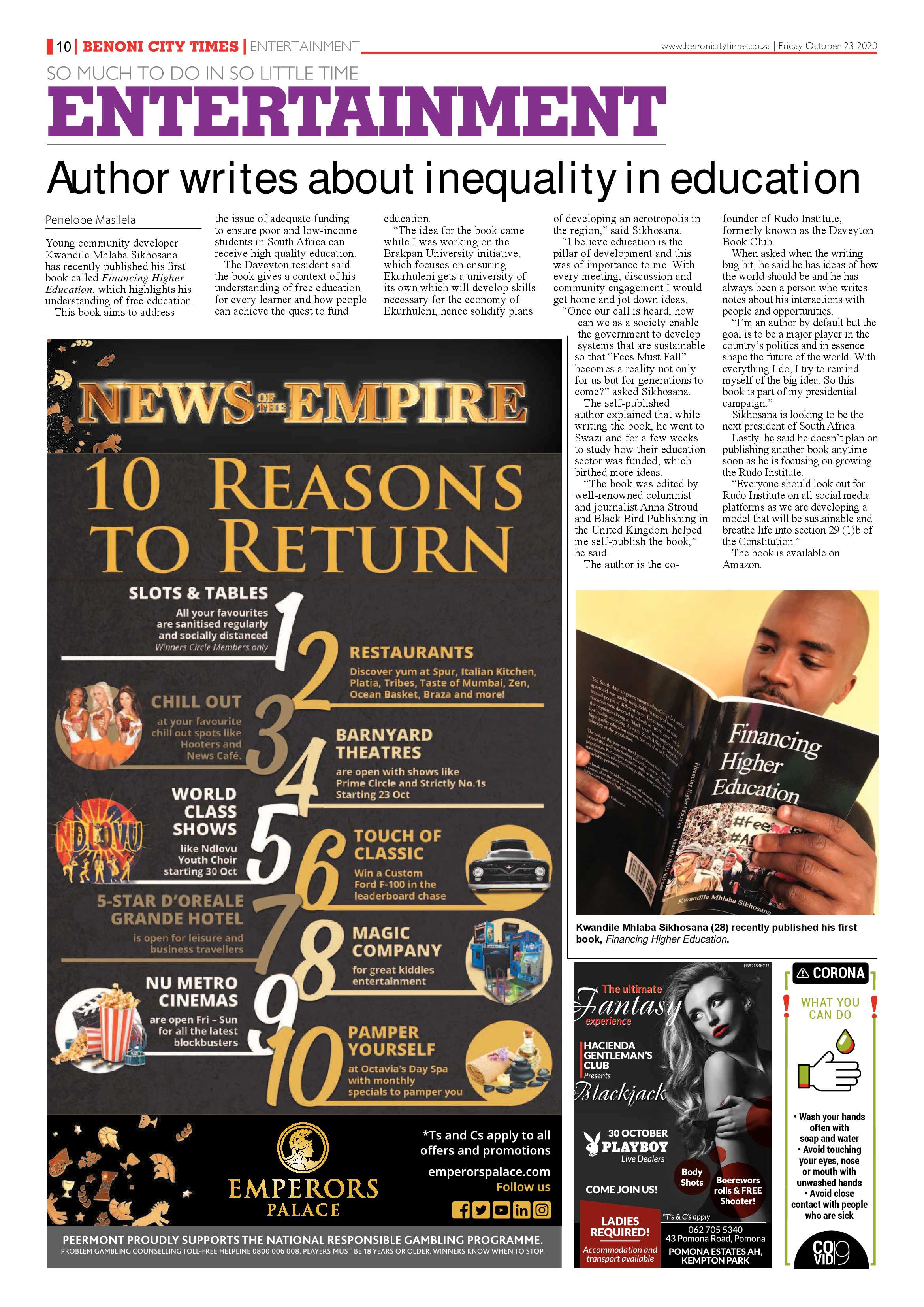 Benoni City Times 22 October 2020 page 10